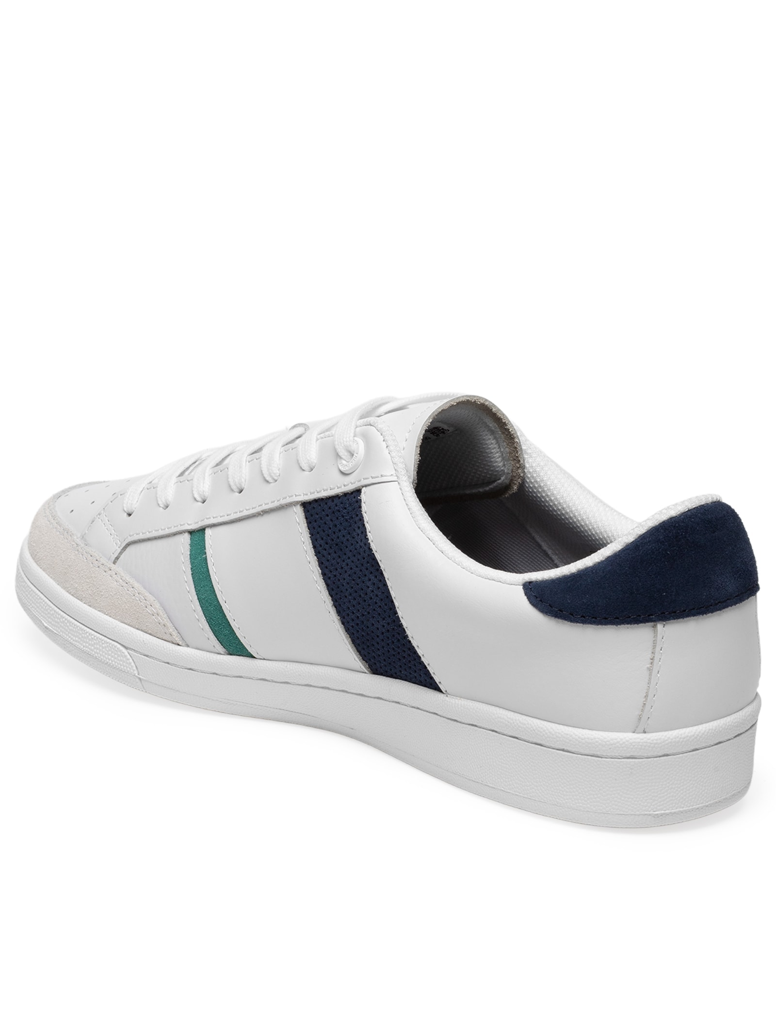 Tênis Masculino B725 Leather Suede Branco Fred Perry