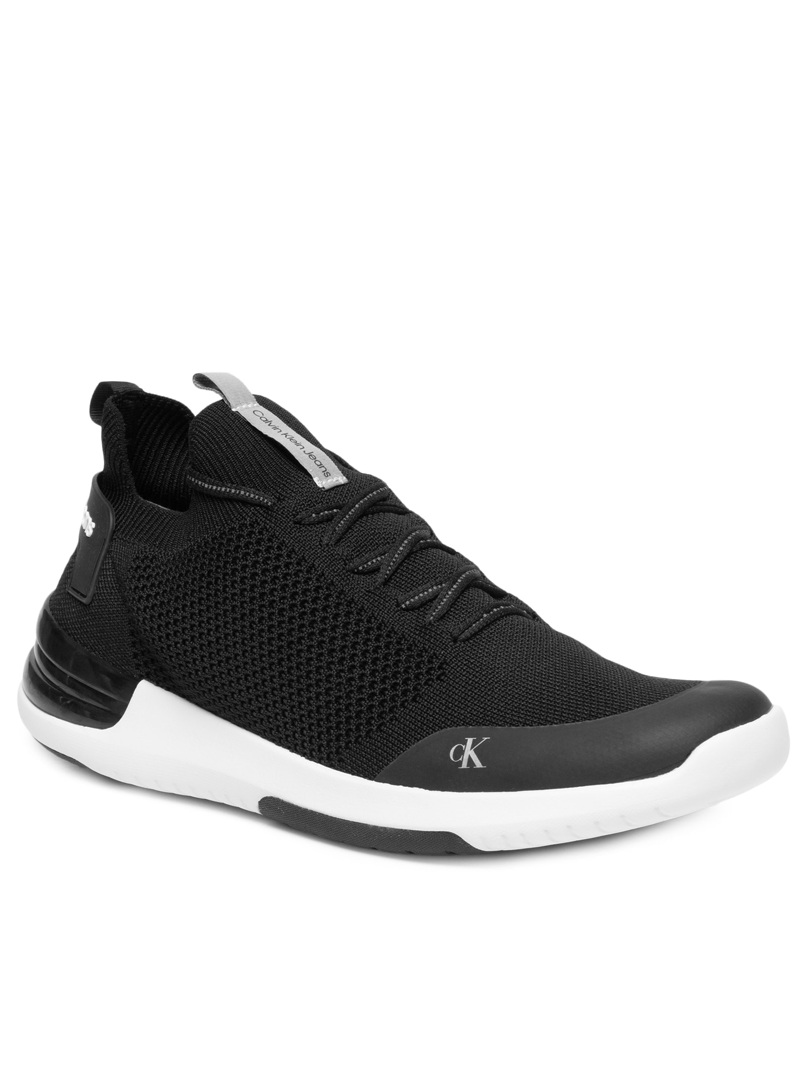 Tênis Masculino Baixo Air Knit Preto Calvin Klein Jeans