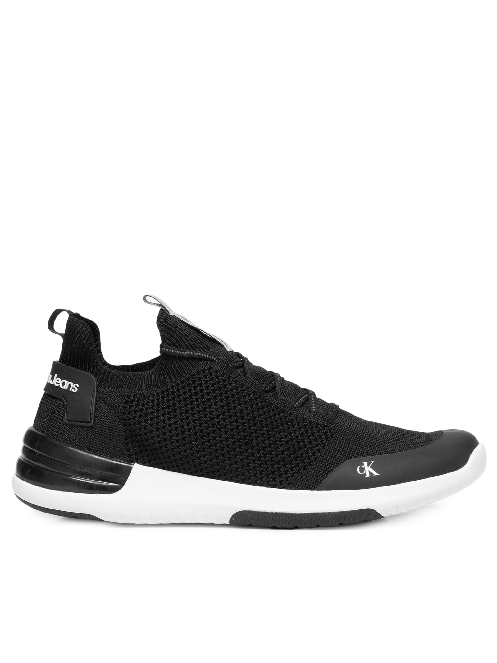 Tênis Masculino Baixo Air Knit Preto Calvin Klein Jeans