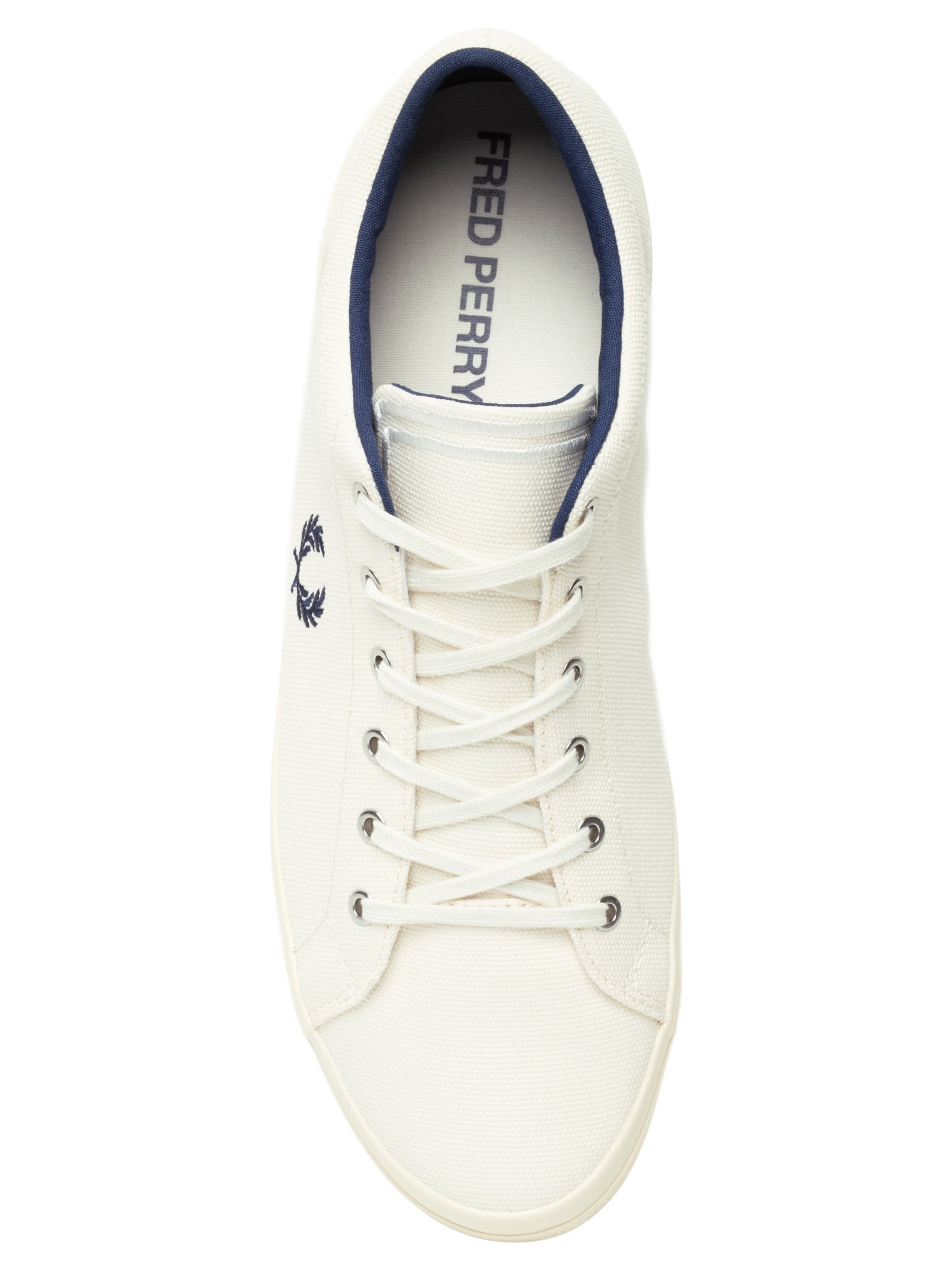 Tênis Masculino Baseline Canvas Branco Fred Perry