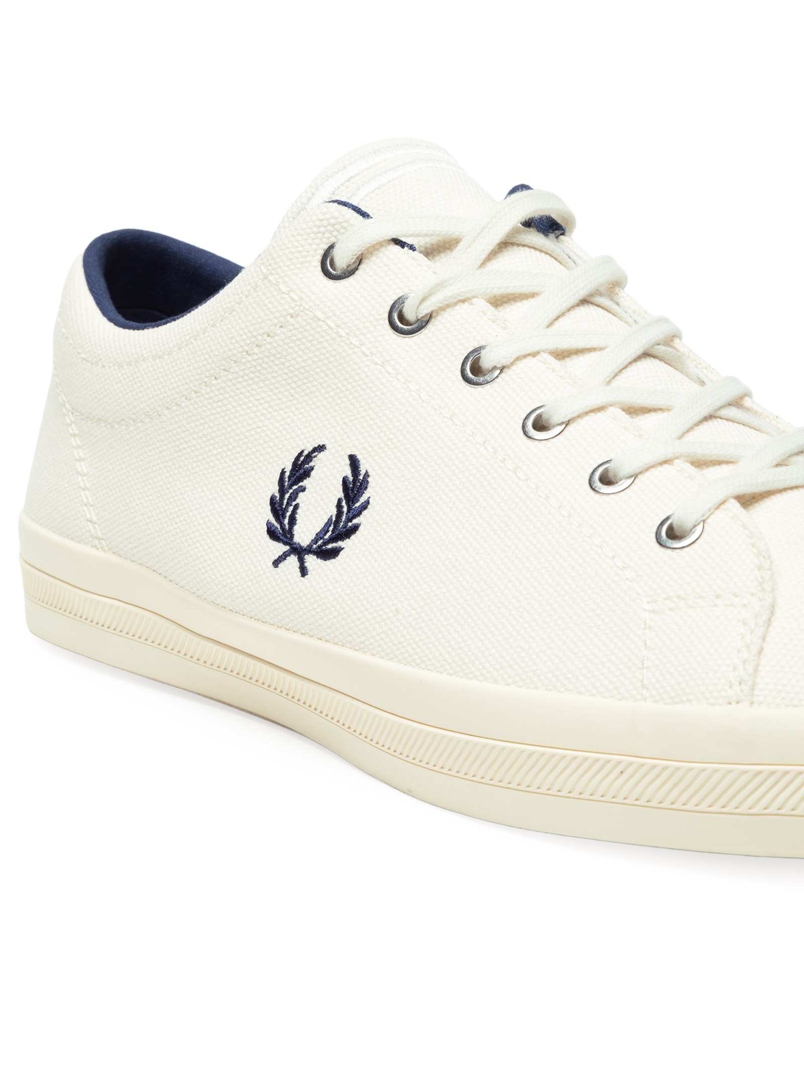 Tênis Masculino Baseline Canvas Branco Fred Perry