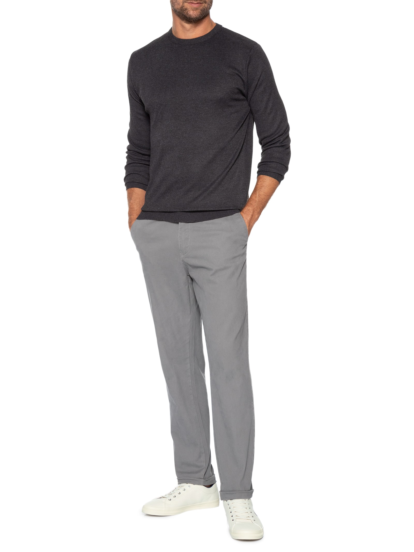 Tênis Masculino Baseline Canvas Branco Fred Perry