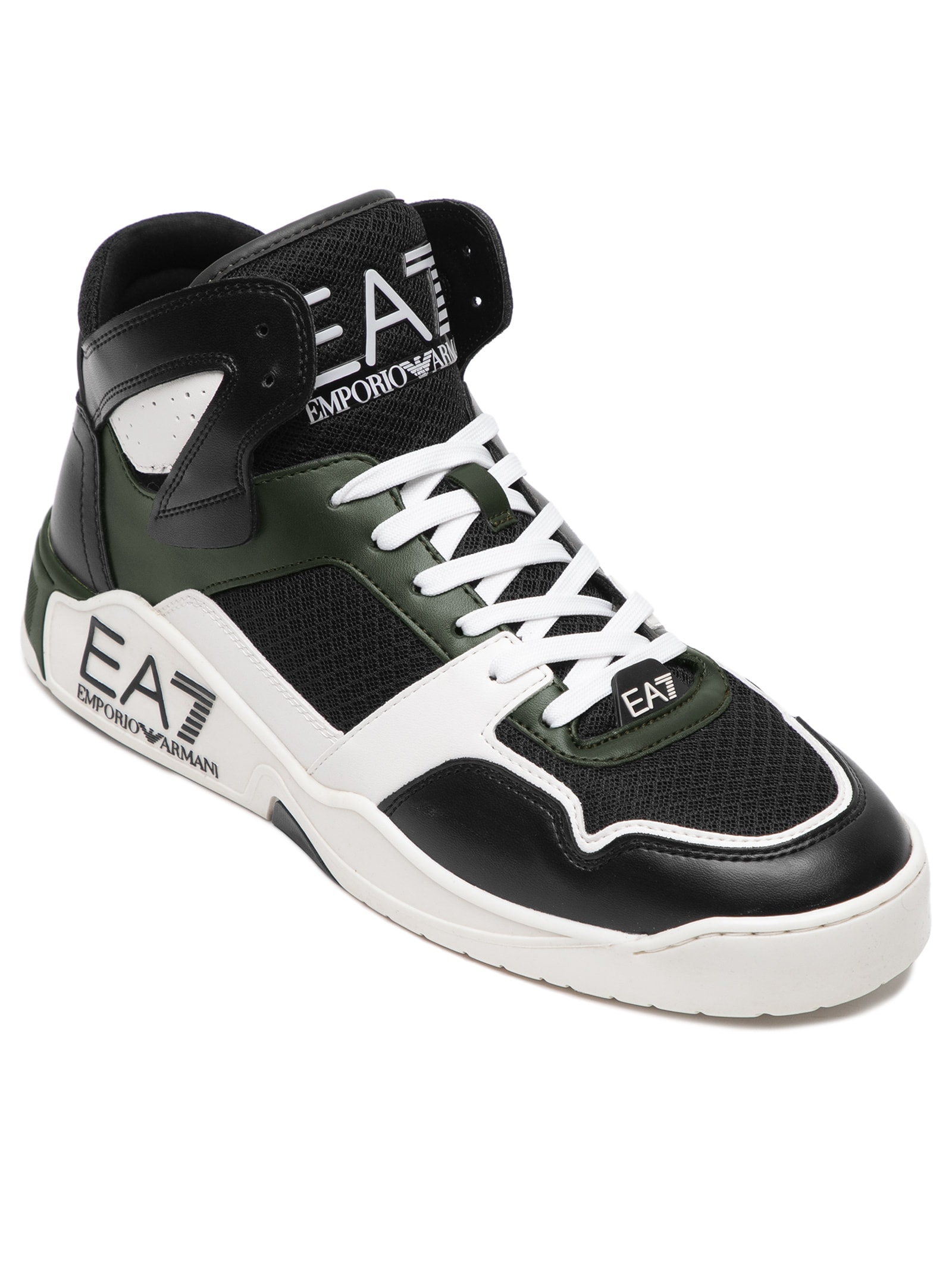 Ea7 Emporio Armani - Tênis Masculino Basked Mid Summer - Verde