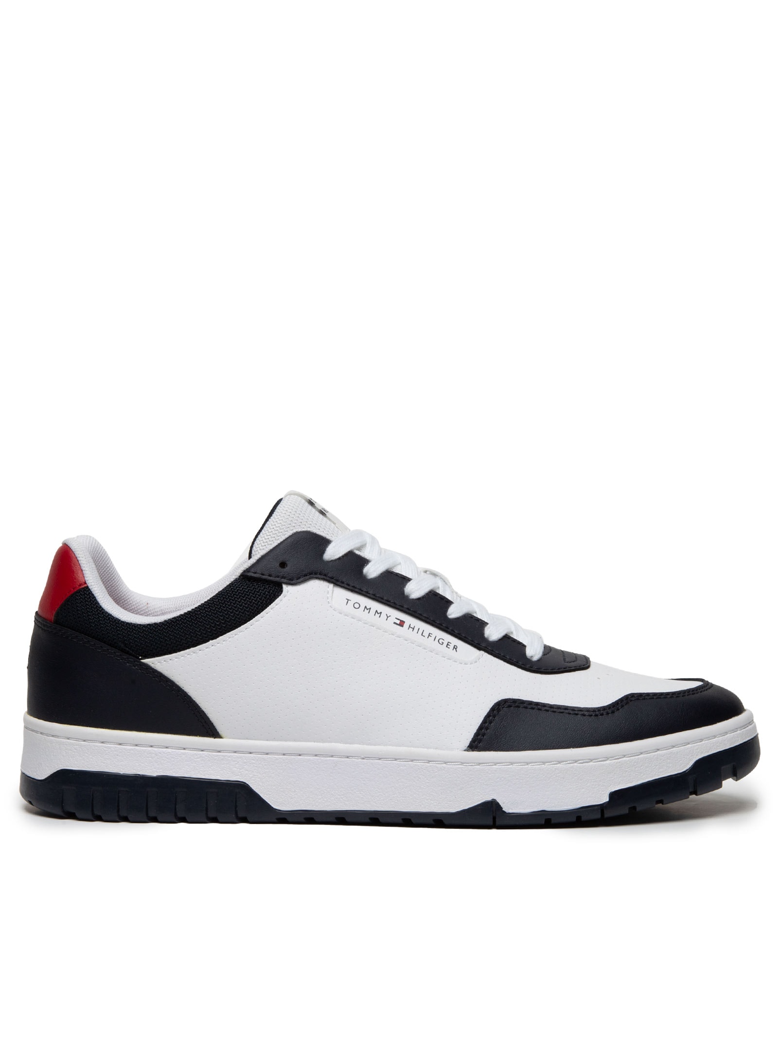 Tênis Masculino Basket Core Lite Lth Block Azul Tommy Hilfiger
