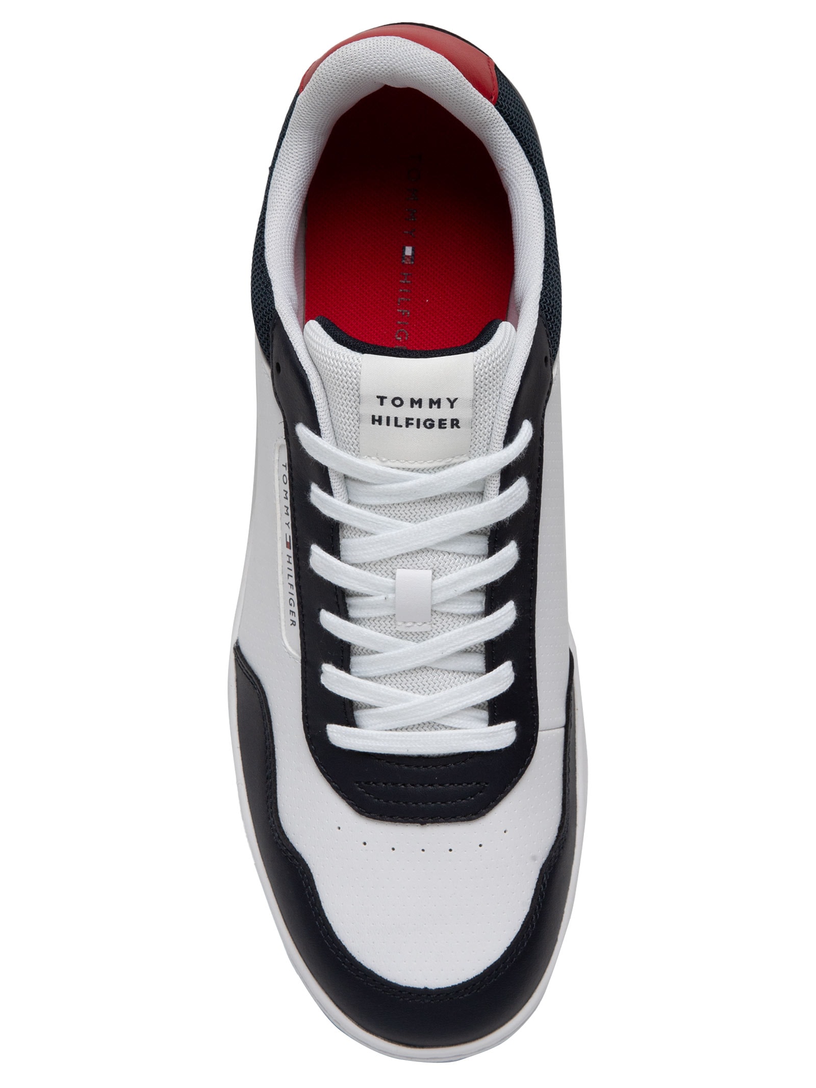 Tênis Masculino Basket Core Lite Lth Block Azul Tommy Hilfiger