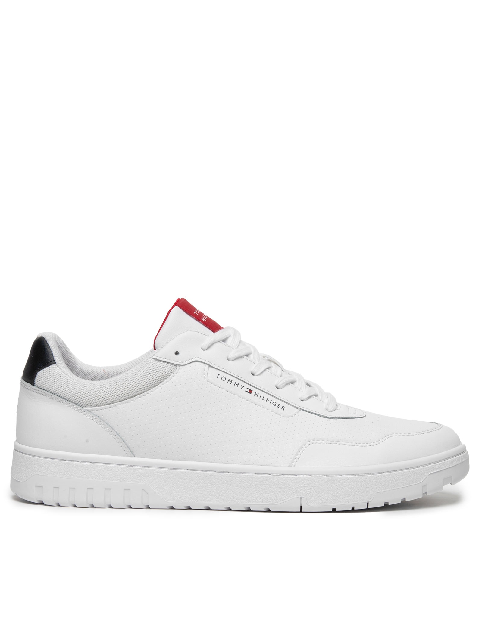 Tênis Masculino Basket Core Lite Lth Branco Tommy Hilfiger
