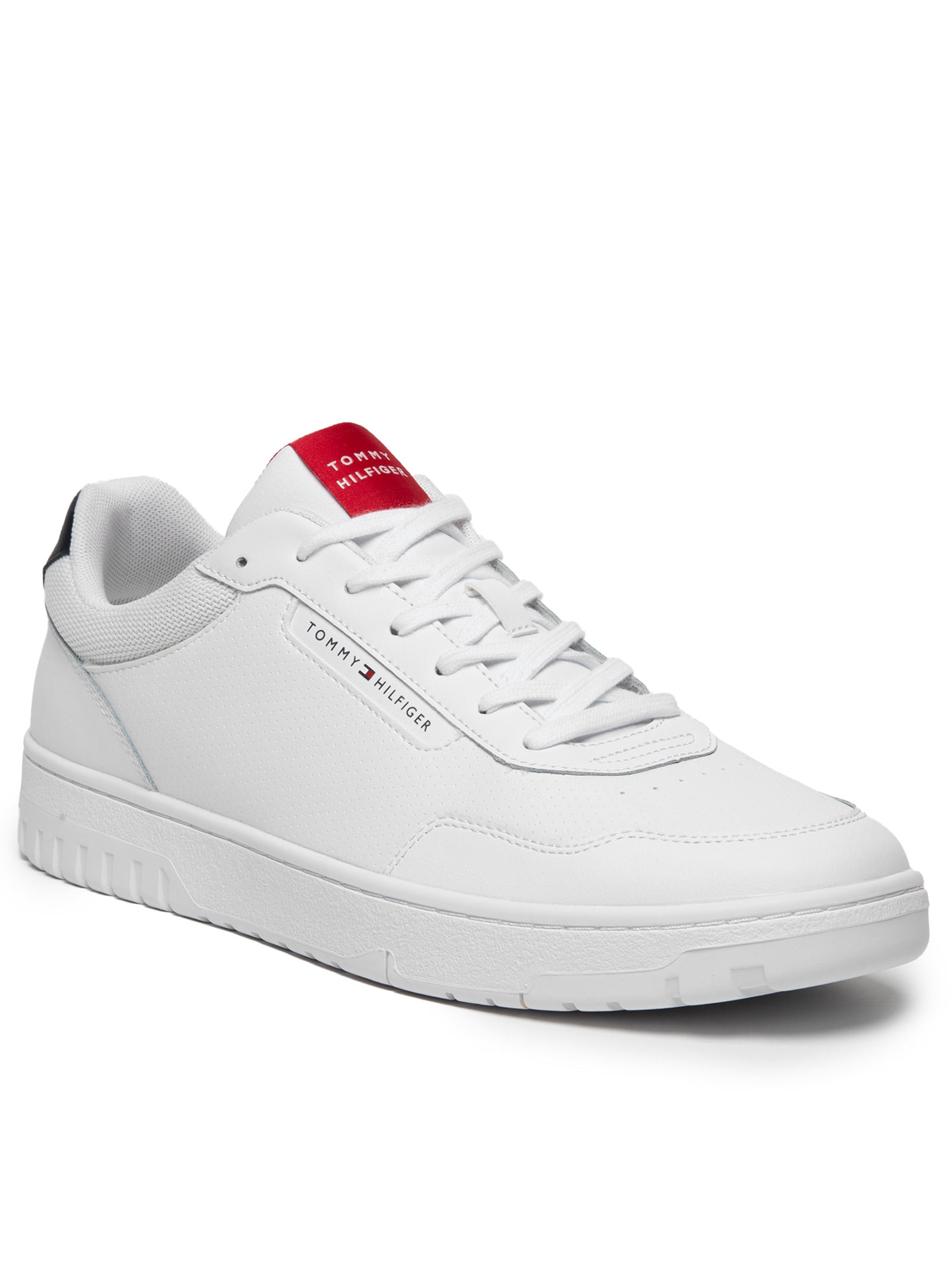 Tênis Masculino Basket Core Lite Lth Branco Tommy Hilfiger