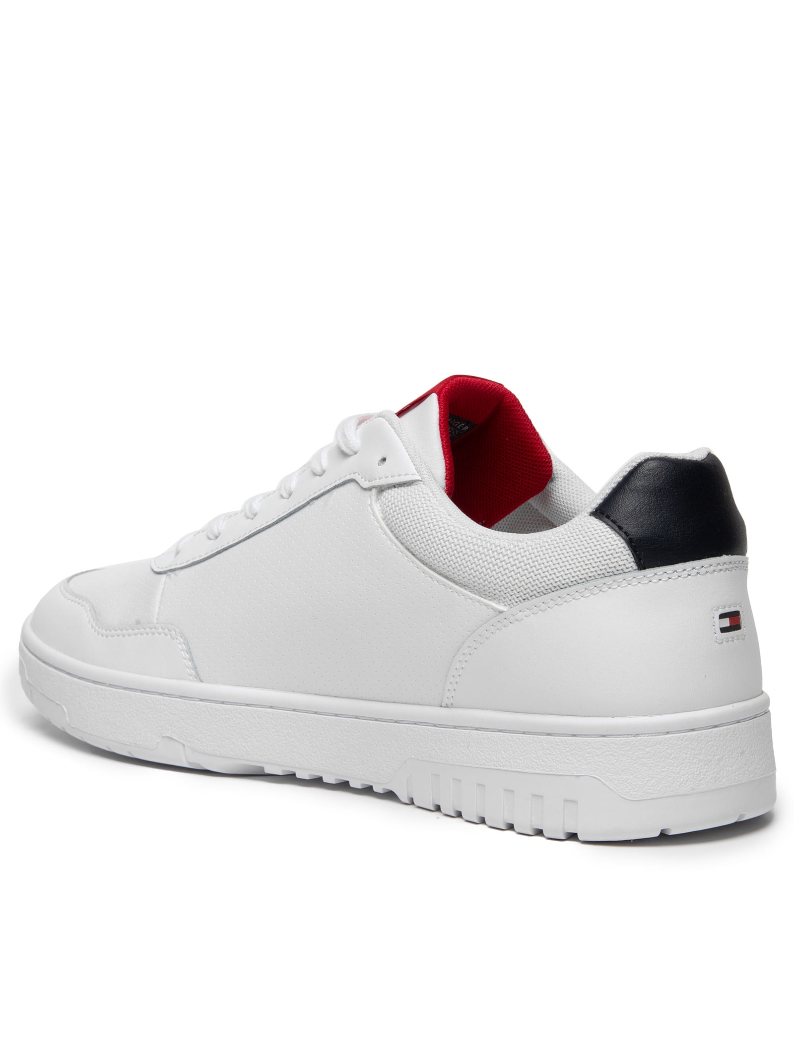 Tênis Masculino Basket Core Lite Lth Branco Tommy Hilfiger