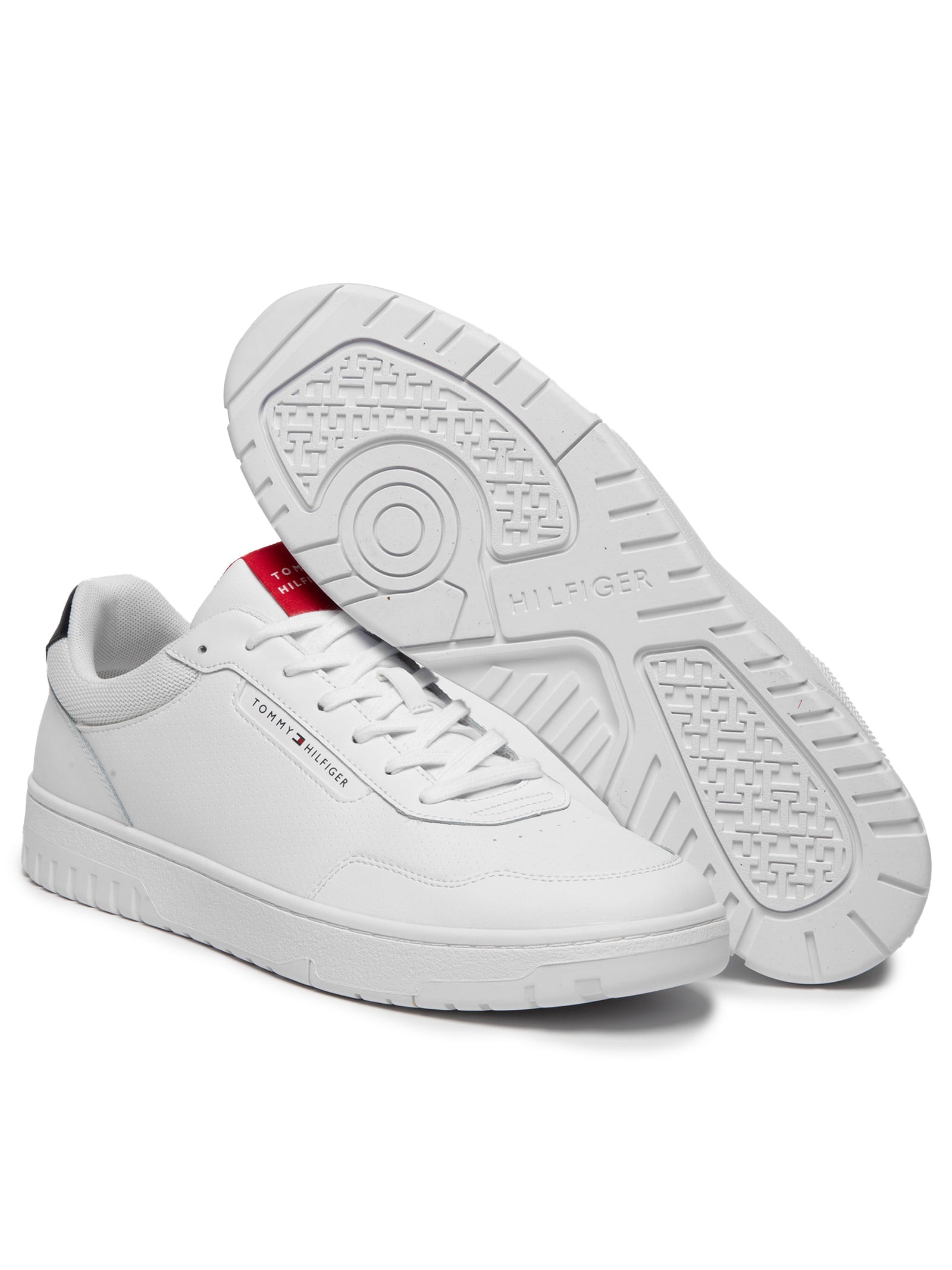 Tênis Masculino Basket Core Lite Lth Branco Tommy Hilfiger