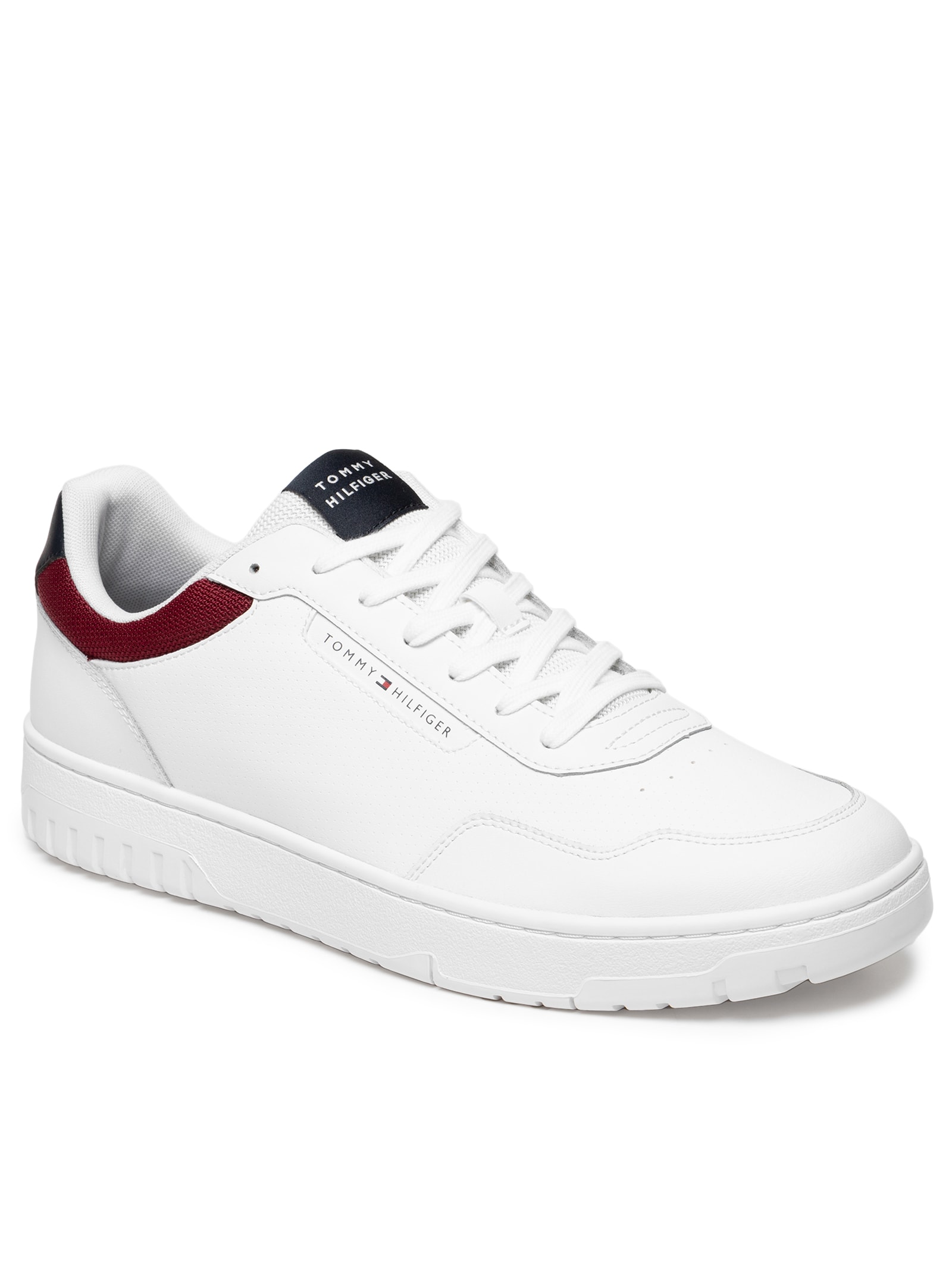 Tênis Masculino Basket Core Lth Branco Tommy Hilfiger