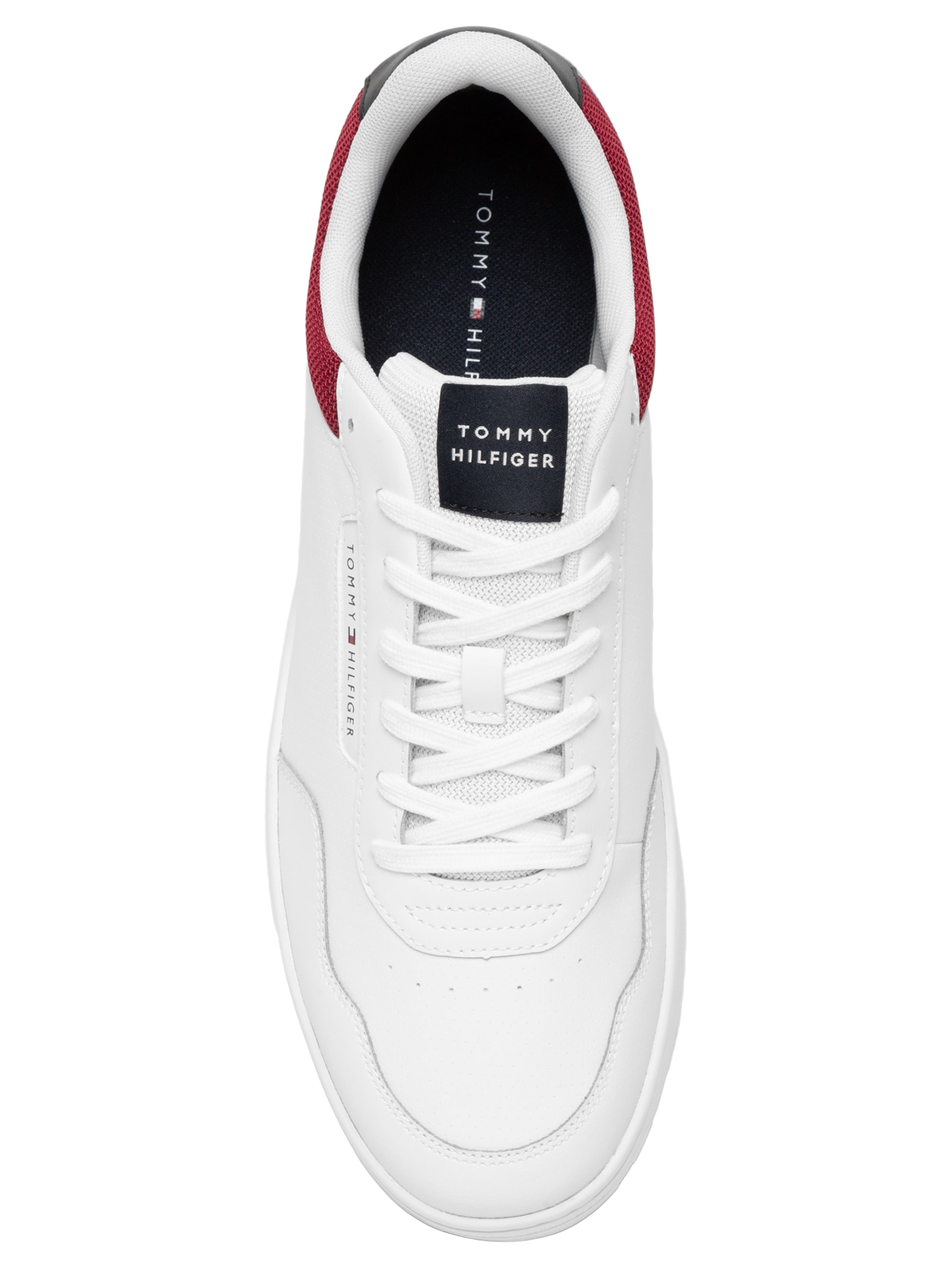 Tênis Masculino Basket Core Lth Branco Tommy Hilfiger