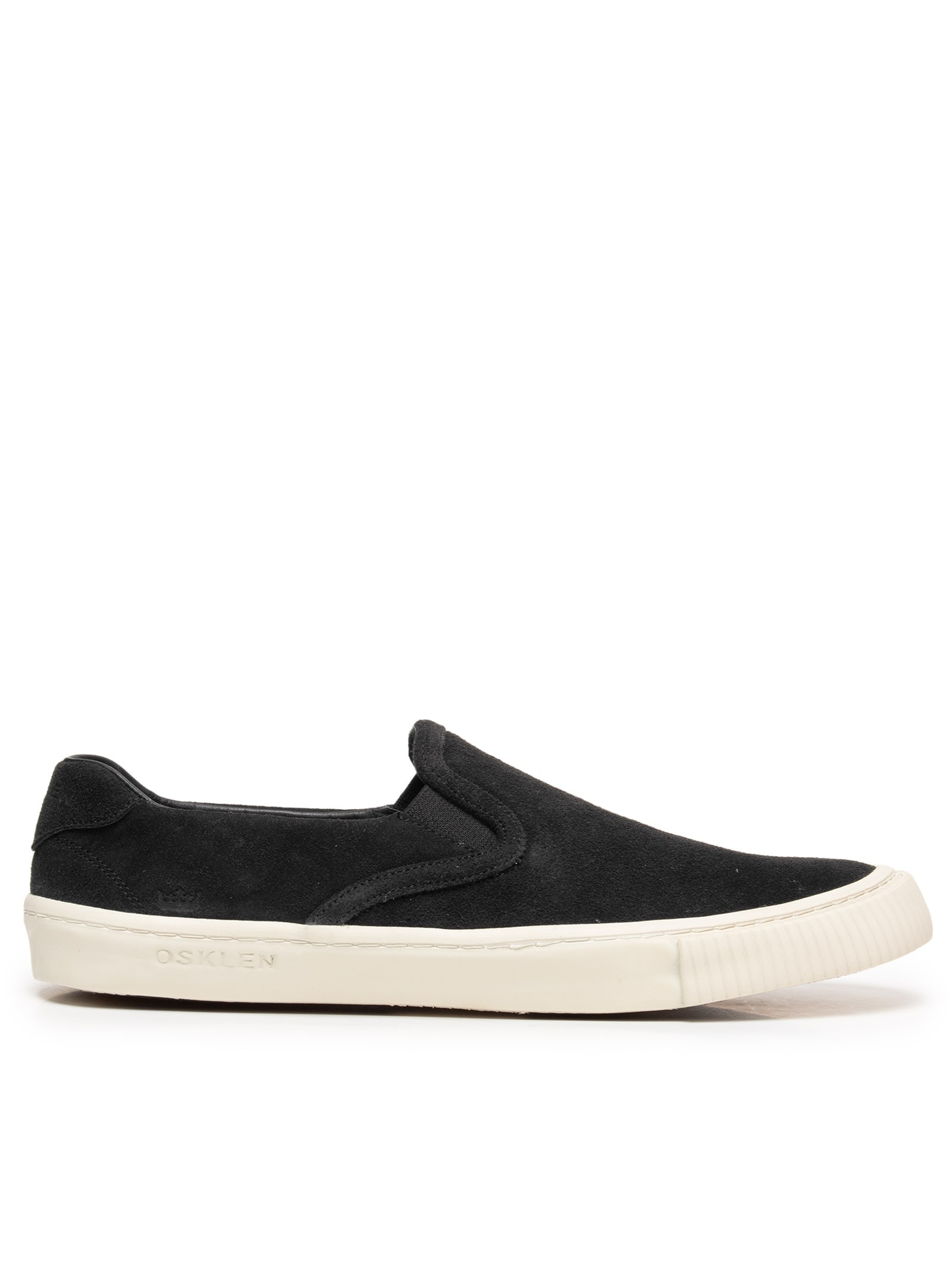 Tênis Masculino Bossanova Camurça Slip-On Preto Osklen