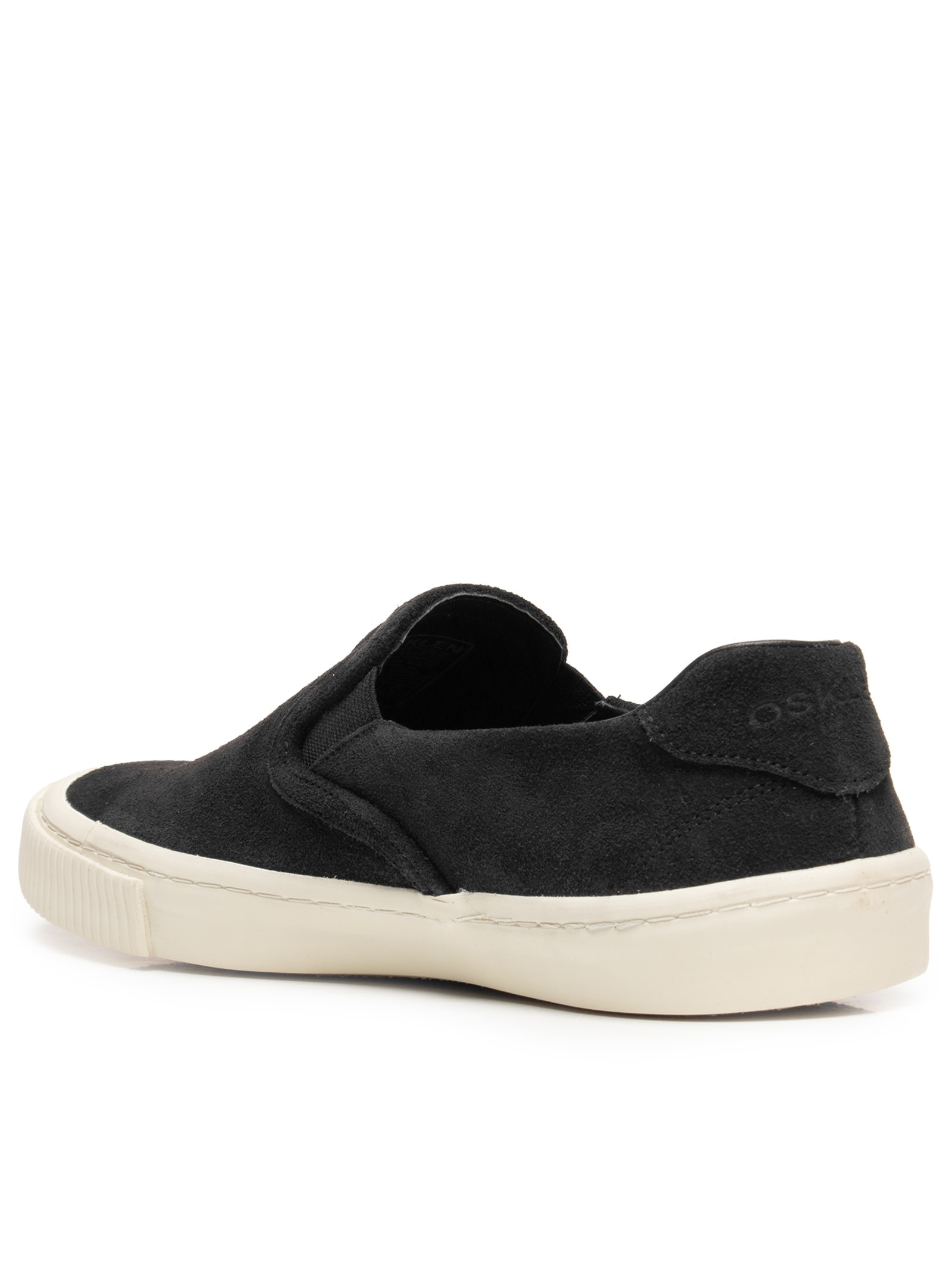 Tênis Masculino Bossanova Camurça Slip-On Preto Osklen