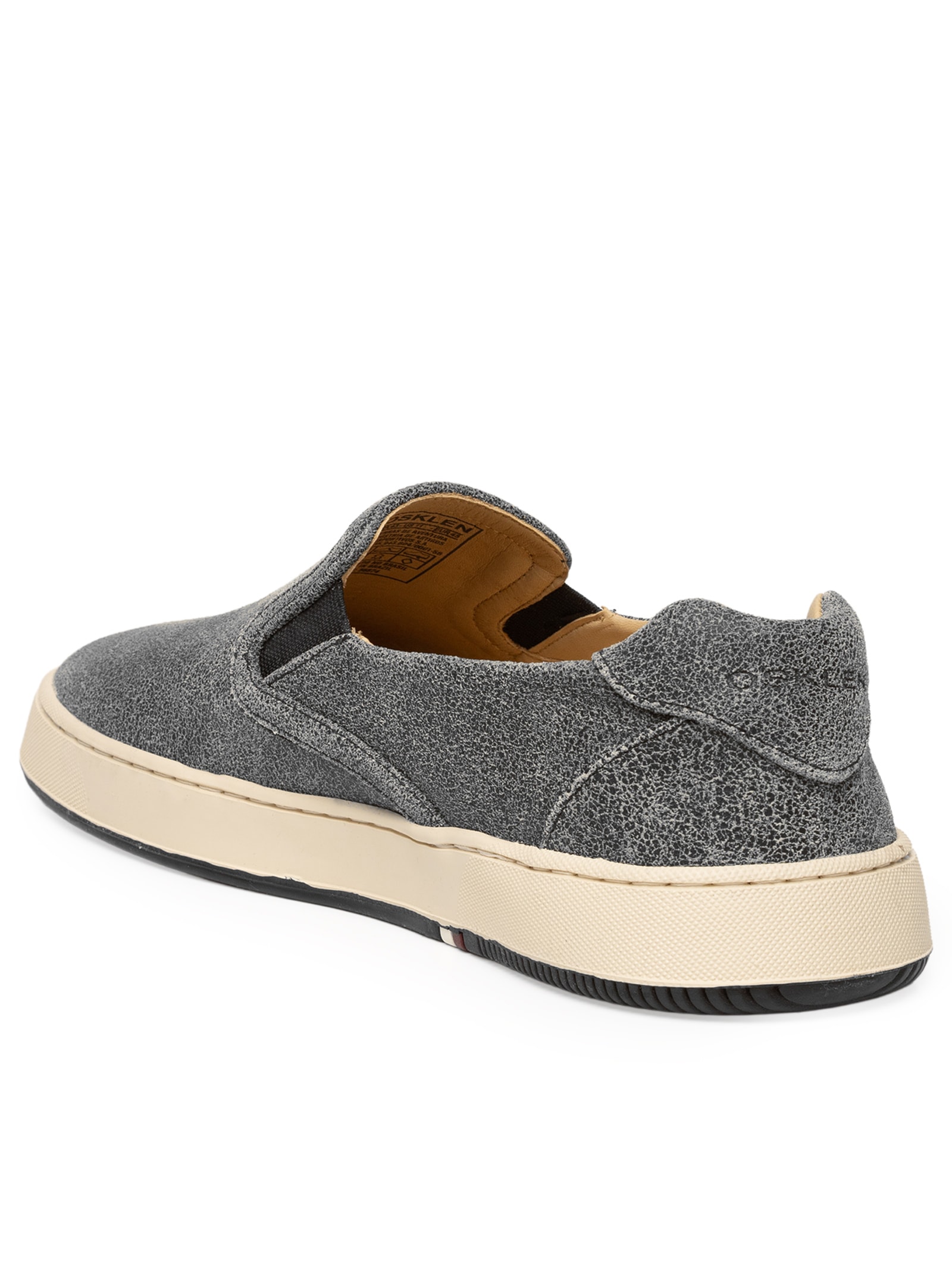 Tênis Masculino Bossanova Couro Gasto Preto Osklen