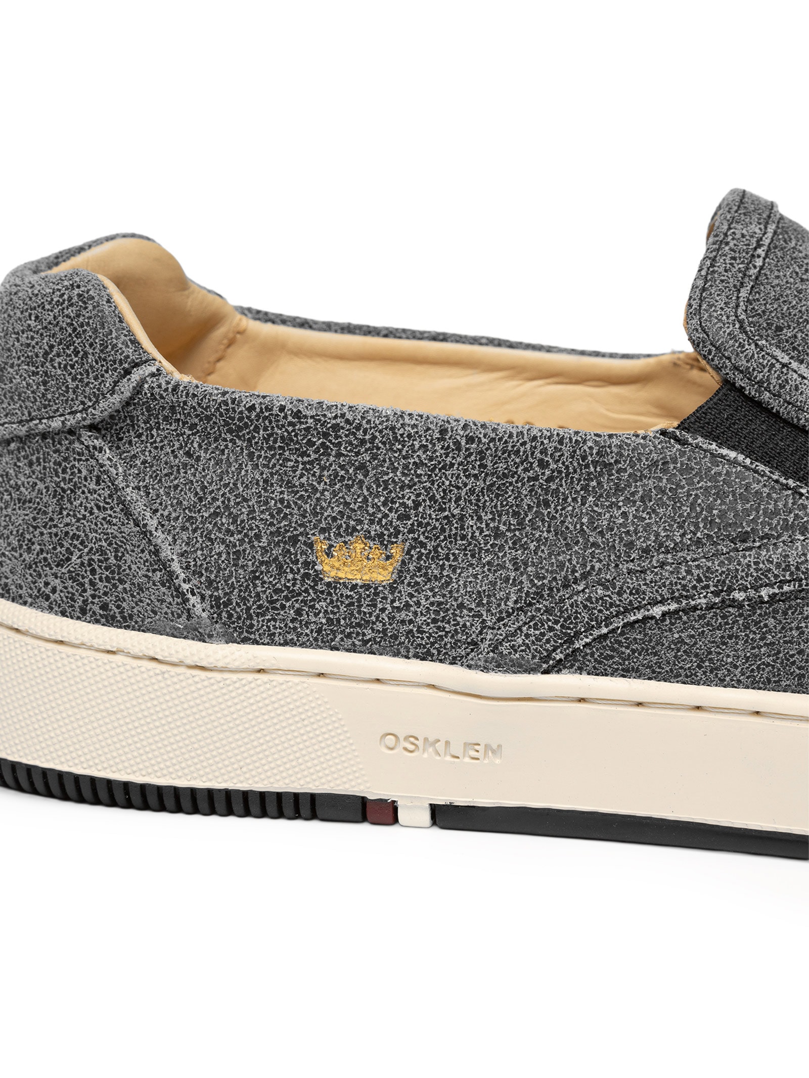 Tênis Masculino Bossanova Couro Gasto Preto Osklen