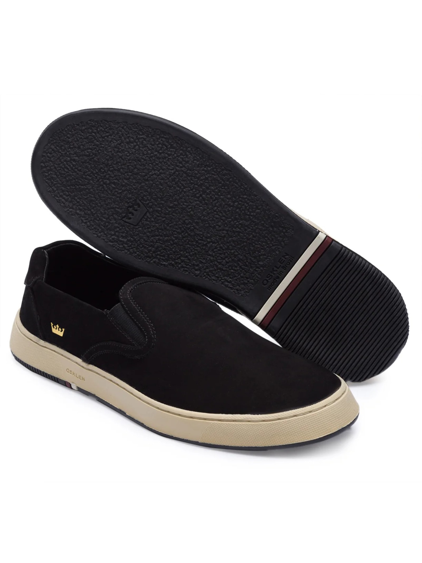 Tênis Masculino Bossanova Nobuck Preto Osklen