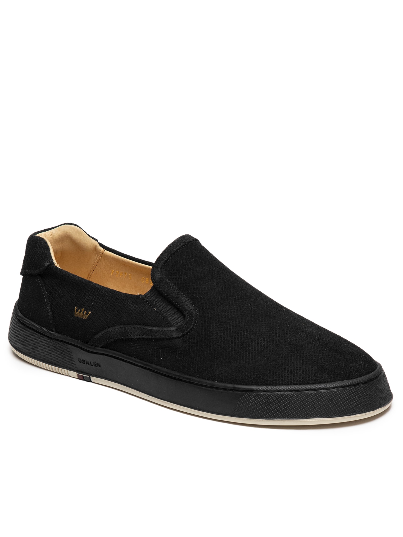 Tênis Masculino Bossanova Texture Monochromatic - Osklen - Preto