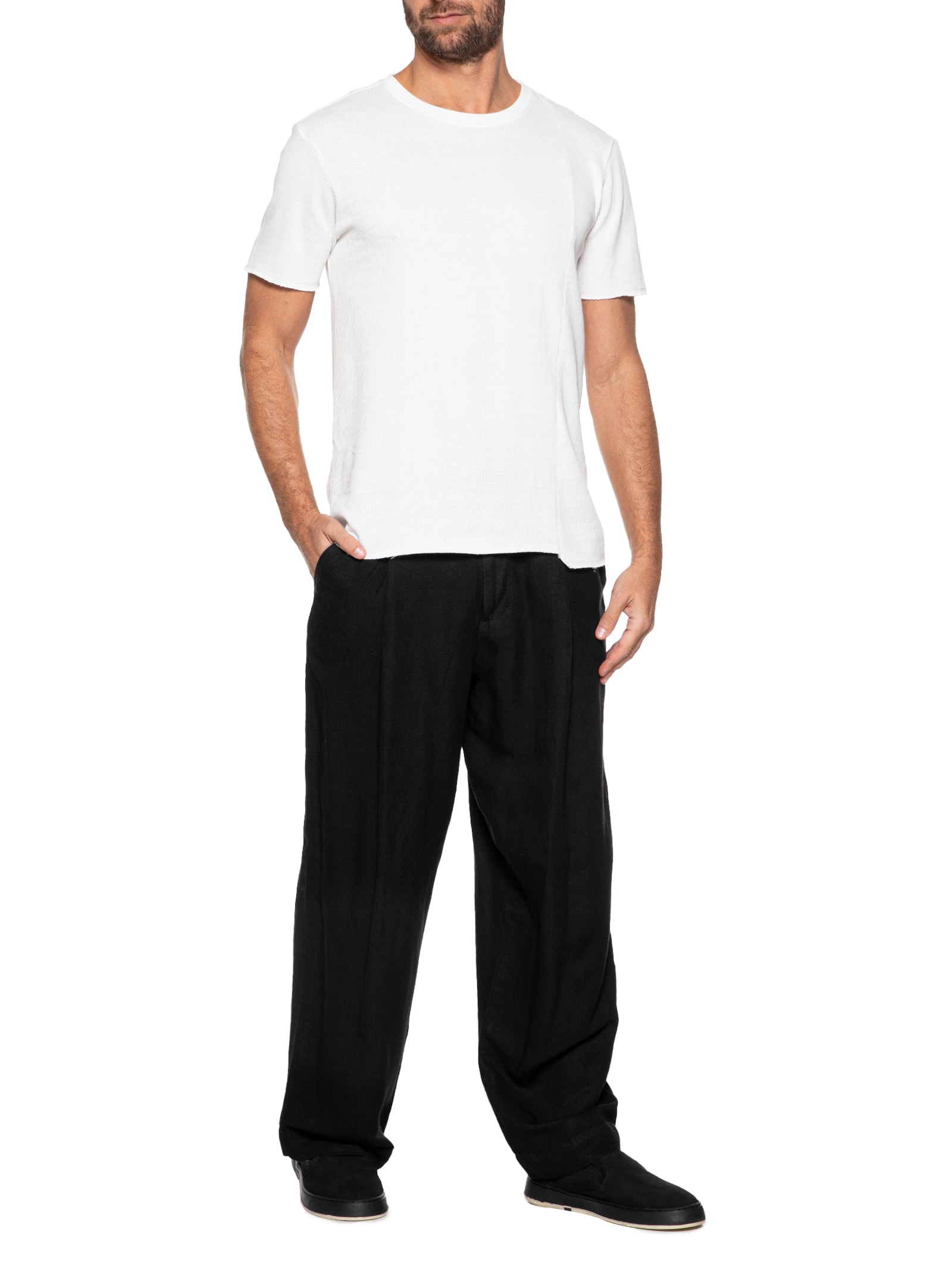 Tênis Masculino Bossanova Texture Monochromatic - Osklen - Preto