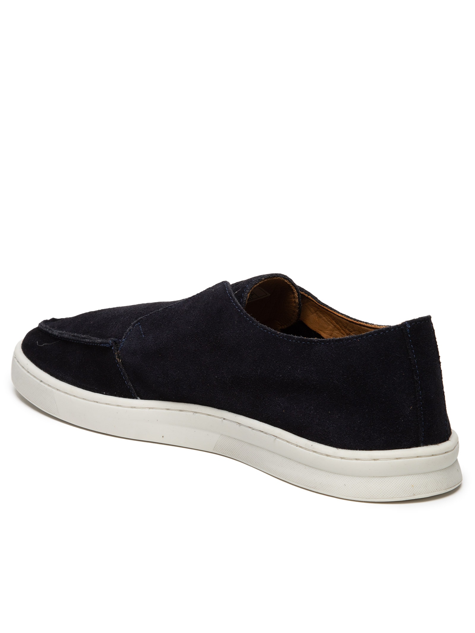 Tênis Masculino Botinha Camurça Sem Cadarço Azul Sergio K