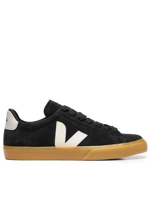 Tênis Masculino Campo Bold Suede – Preto