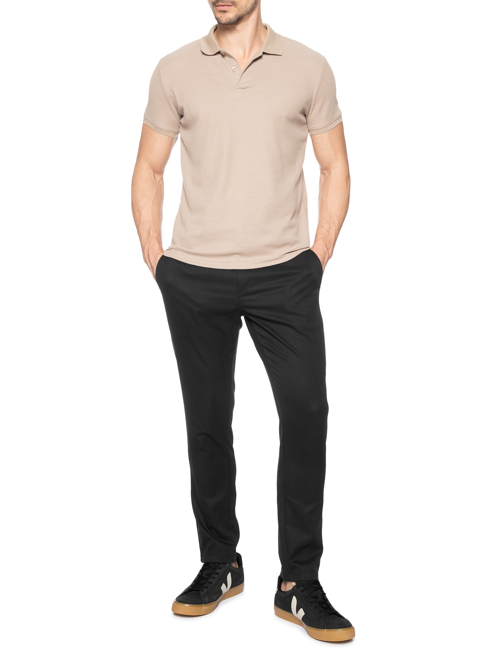 Tênis Masculino Campo Preto Veja