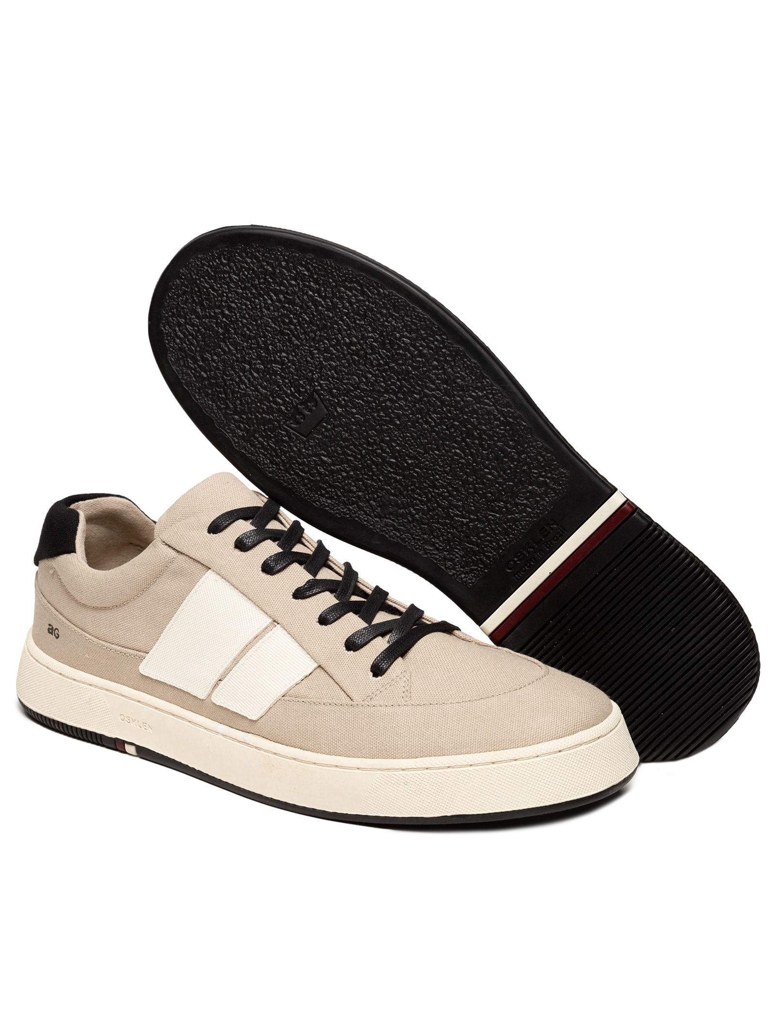 Tênis Masculino Canvas AG Sneaker Bege Osklen