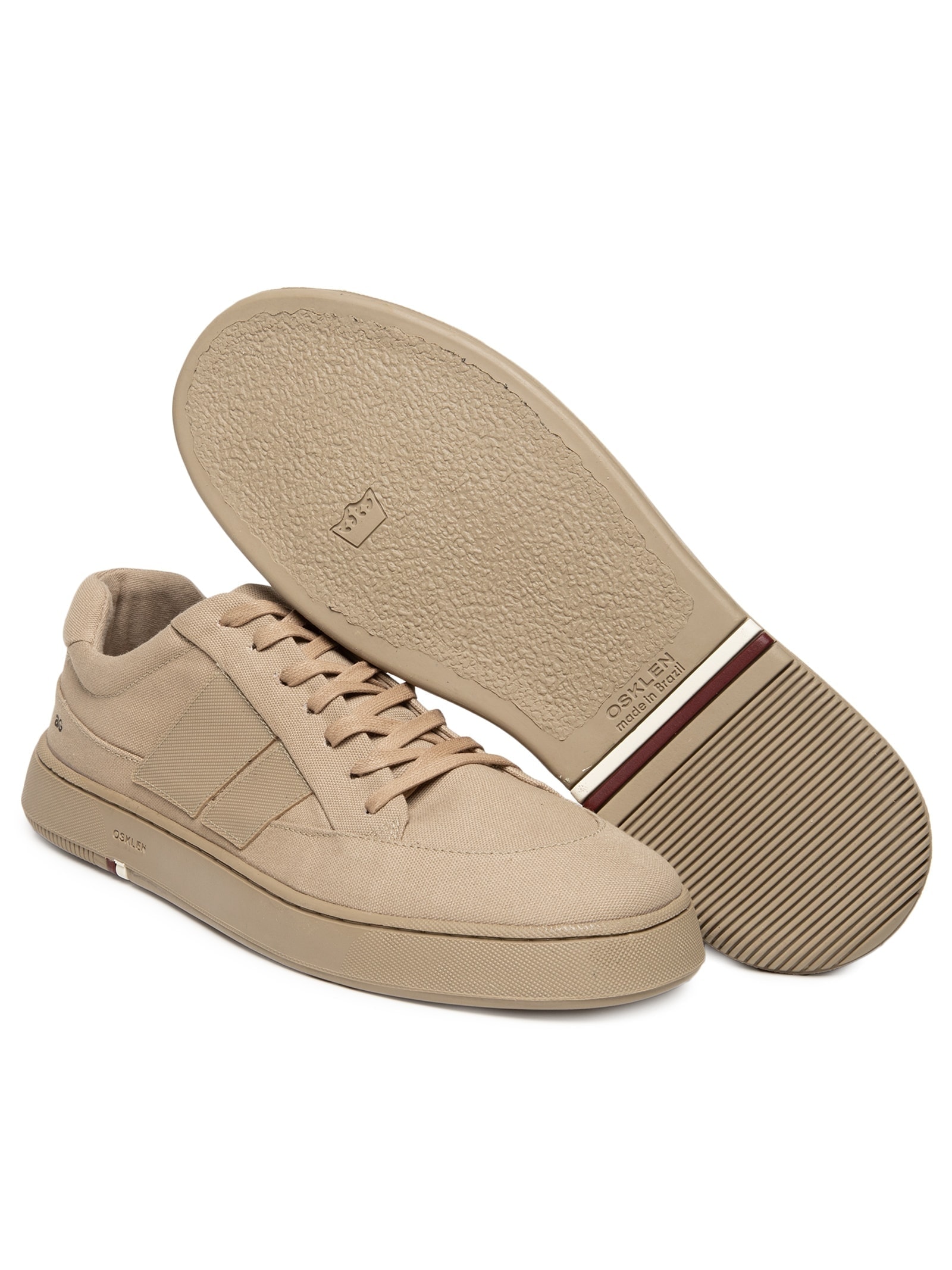 Tênis Masculino Canvas Ag Sneaker Bege Osklen