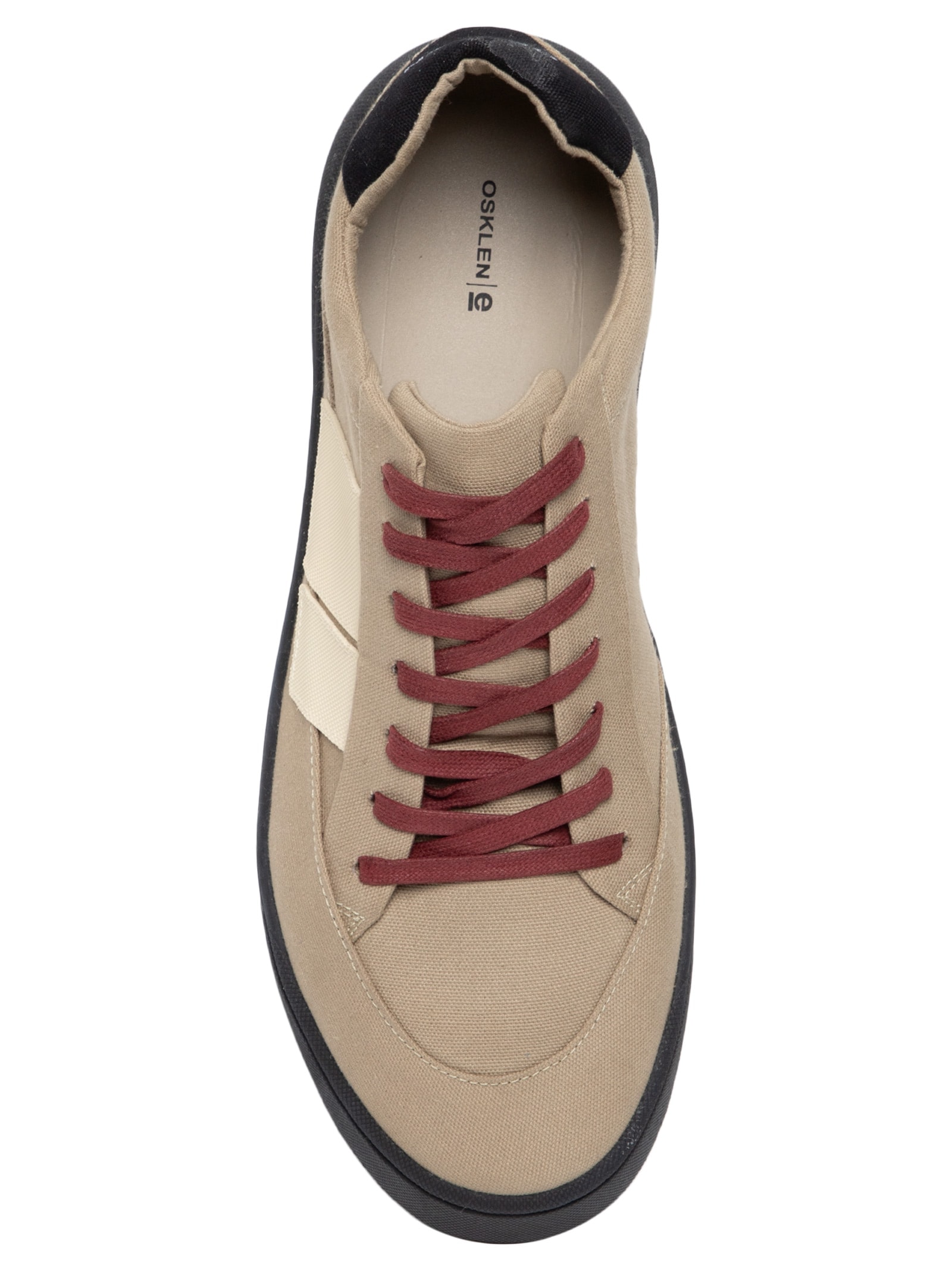 Tênis Masculino Canvas Ag Sneaker Black Sole Bege Osklen