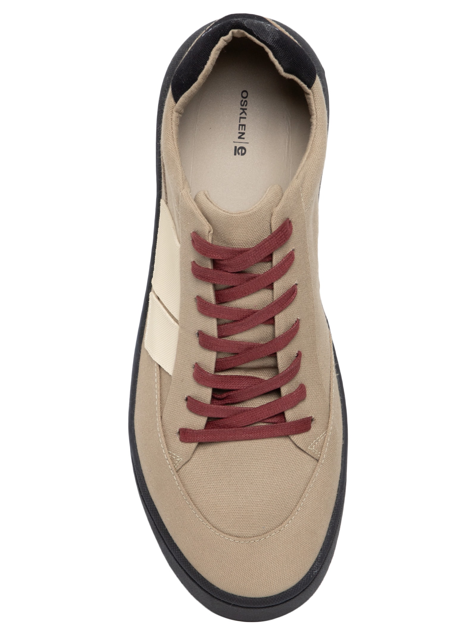 Tênis Masculino Canvas Ag Sneaker Black Sole Bege Osklen