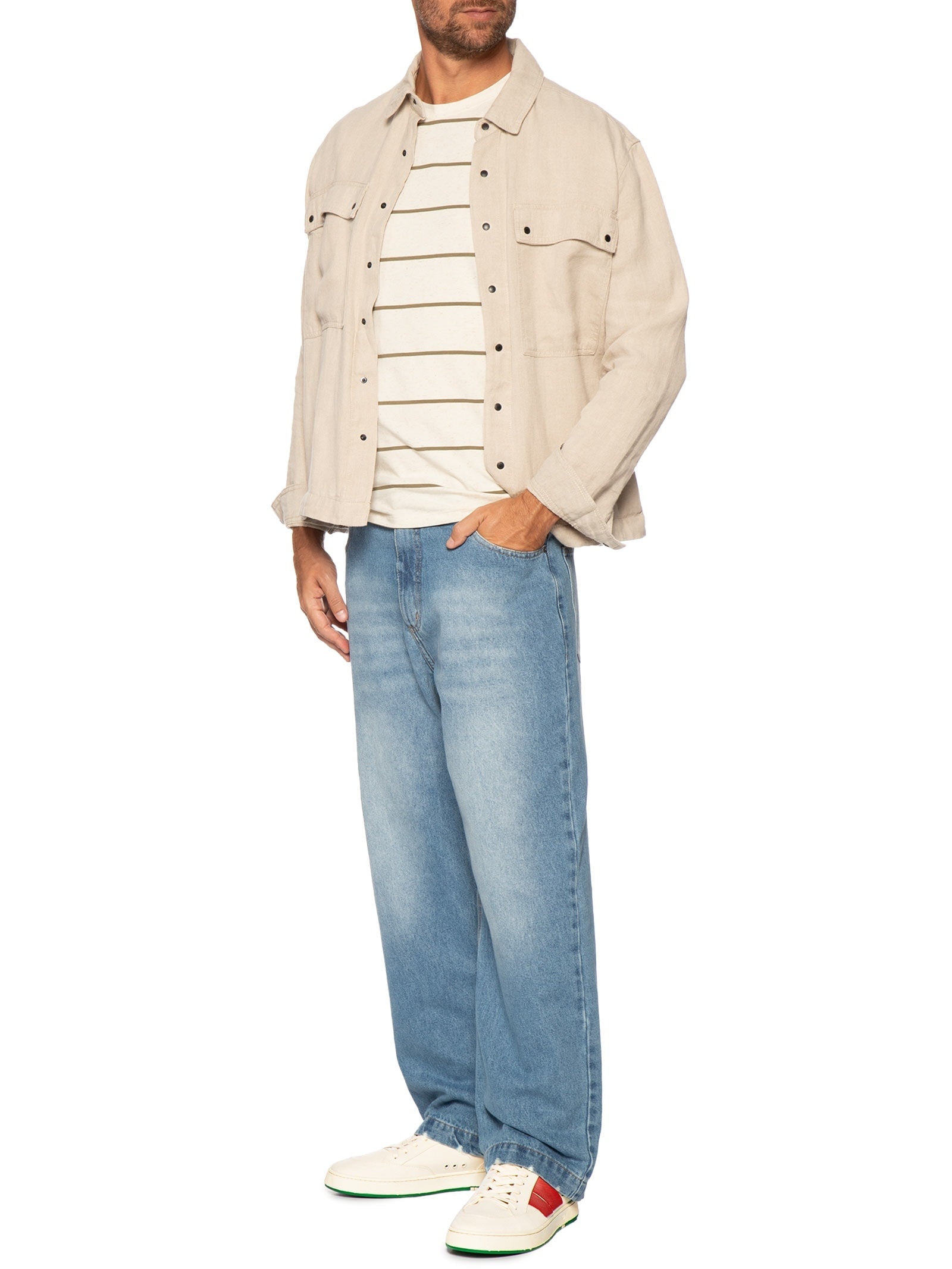 Tênis Masculino Canvas AG Sneaker Off White Osklen