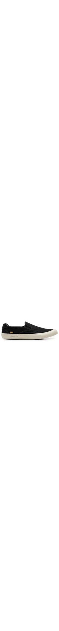 Tênis Masculino Canvas Slip On - Preto
