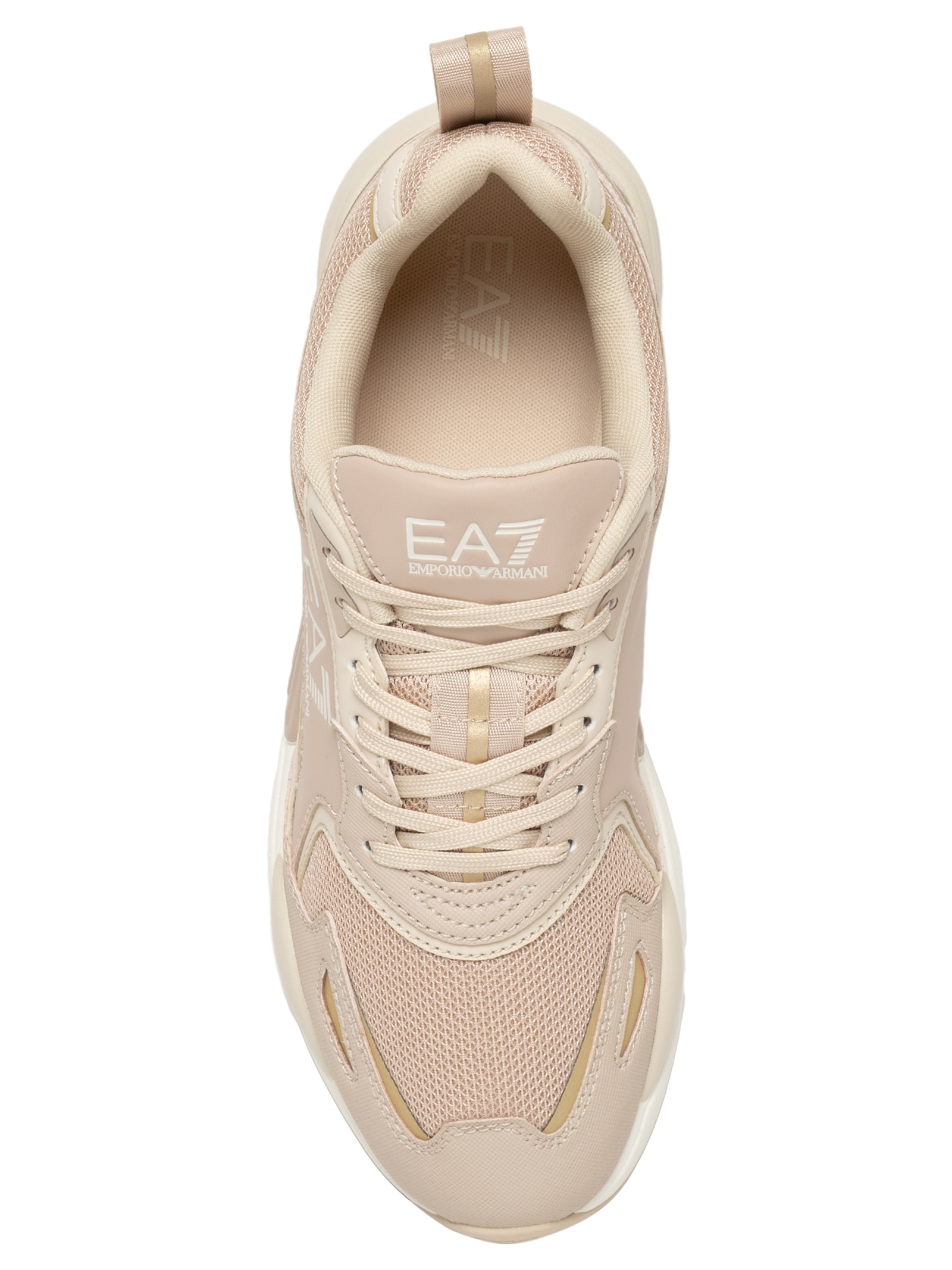Tênis Masculino Casual Ace Runner New Bege Ea7 Emporio Armani