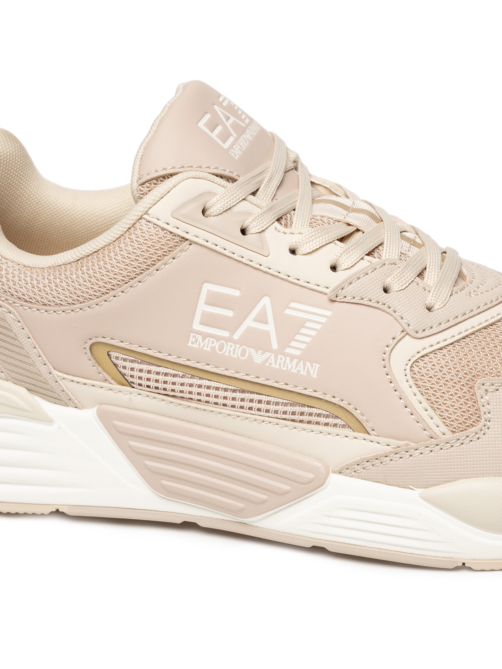 Tênis Masculino Casual Ace Runner New Bege Ea7 Emporio Armani