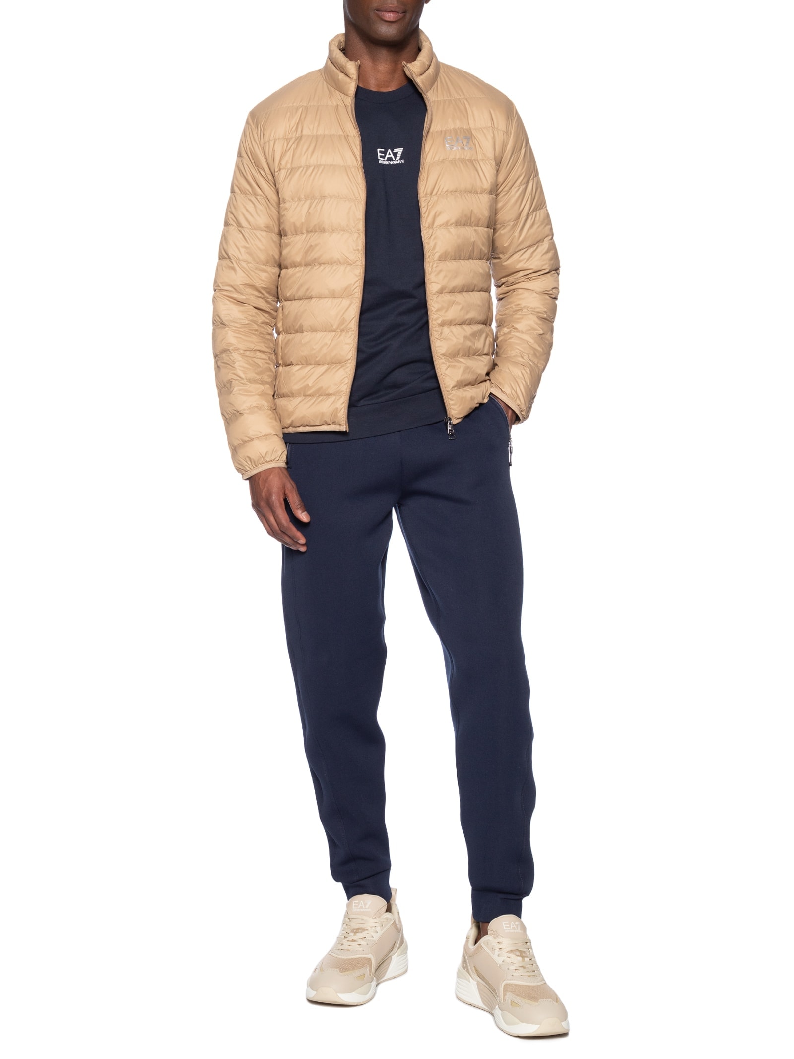 Tênis Masculino Casual Ace Runner New Bege Ea7 Emporio Armani