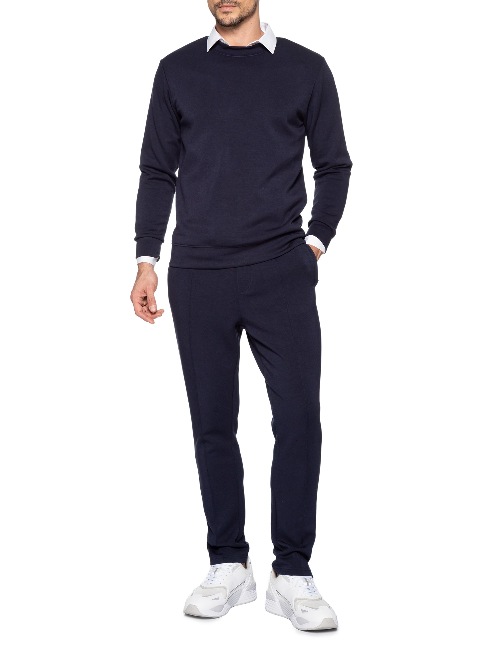 Tênis Masculino  Casual Ace Runner New Branco Ea7 Emporio Armani
