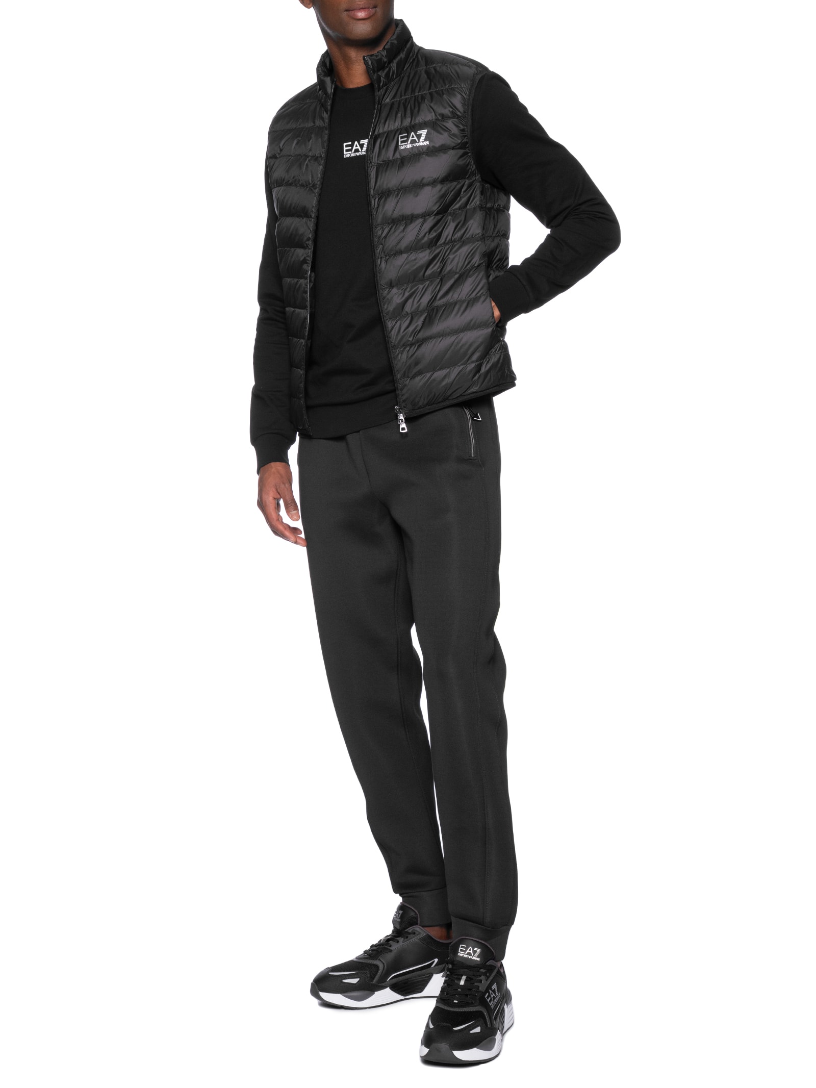 Tênis Masculino Casual Ace Runner New Preto Ea7 Emporio Armani