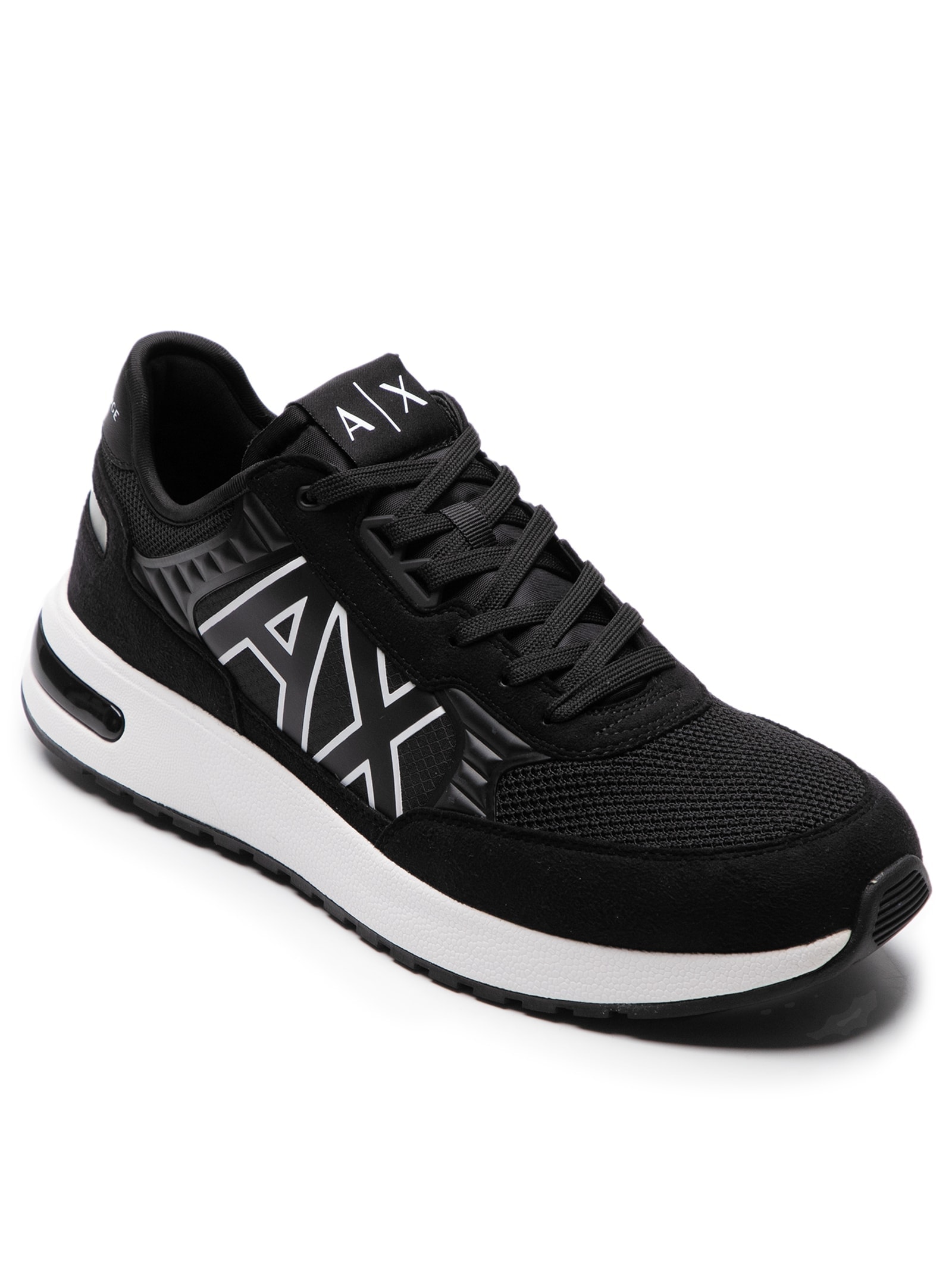 Armani Exchange - Tênis Masculino Casual AX - Preto