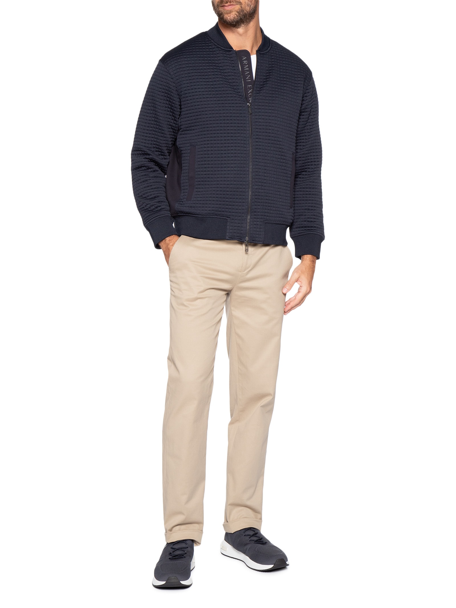 Tênis Masculino Casual Azul Armani Exchange