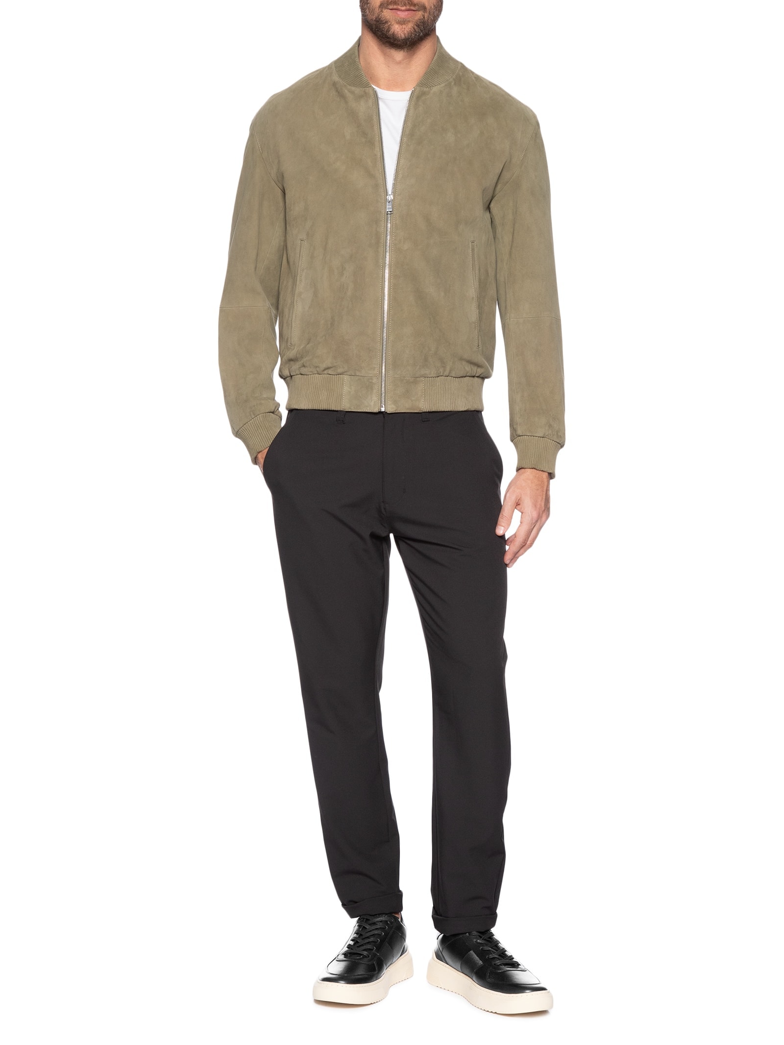 Tênis Masculino Casual Couro Box Faixa Lateral Preto Sergio K