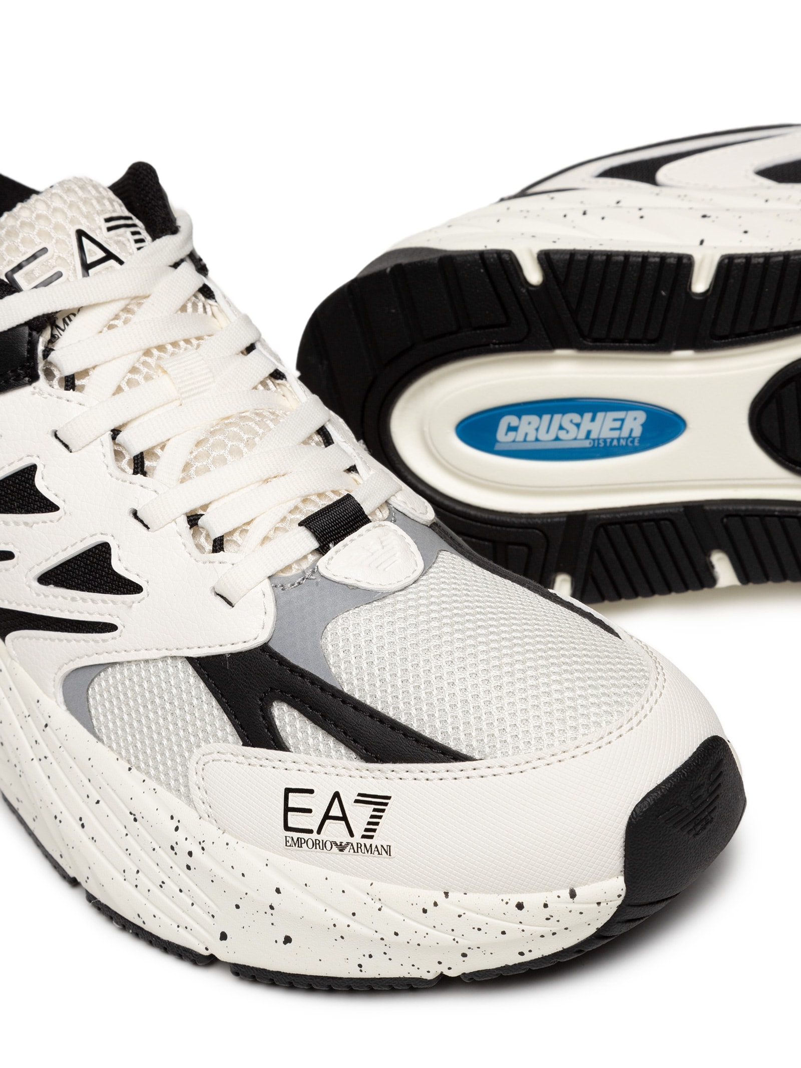 Tênis Masculino Casual Crusher Sonic Dart Branco Ea7 Emporio Armani