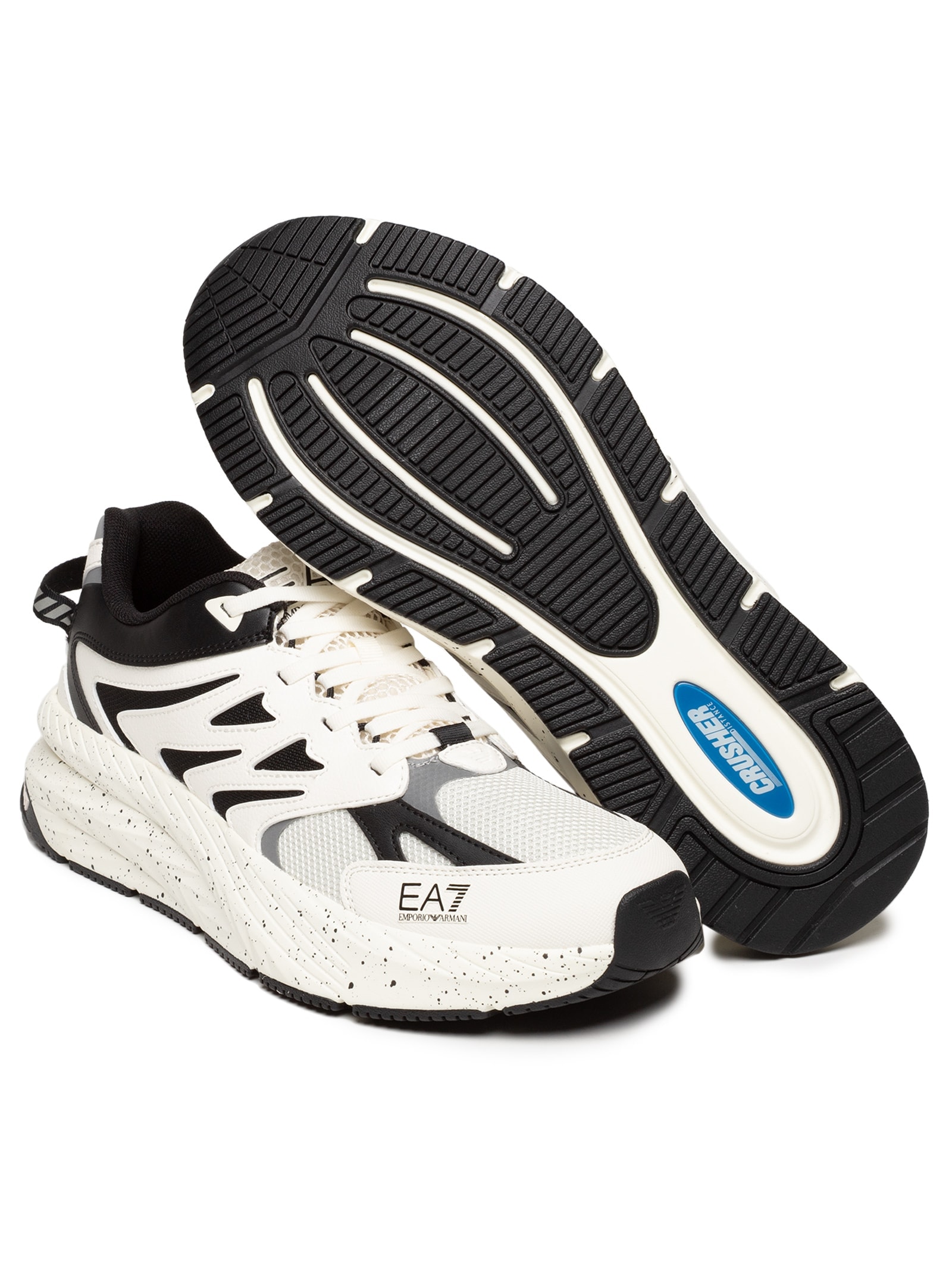 Tênis Masculino Casual Crusher Sonic Dart Branco Ea7 Emporio Armani
