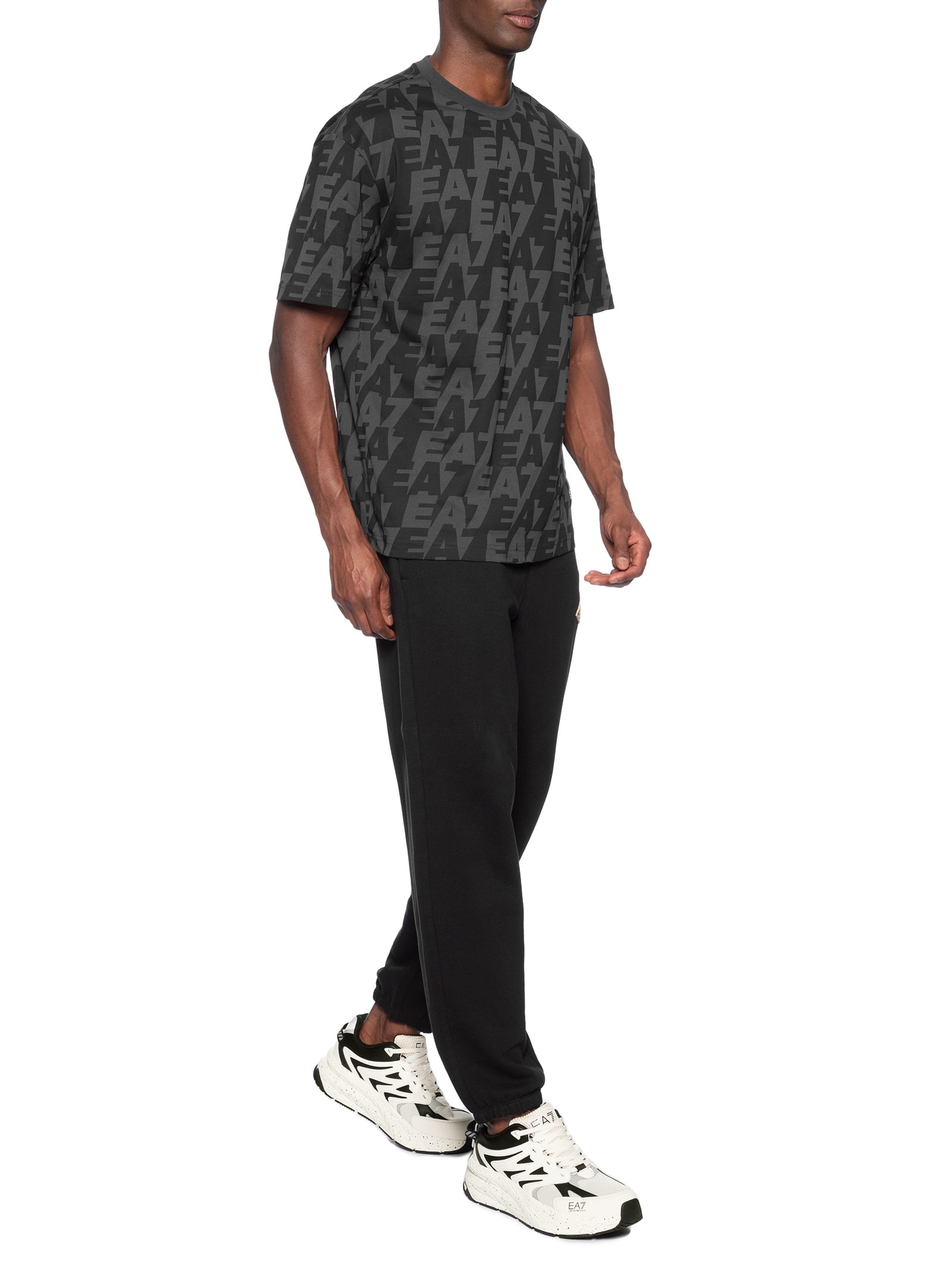 Tênis Masculino Casual Crusher Sonic Dart Branco Ea7 Emporio Armani