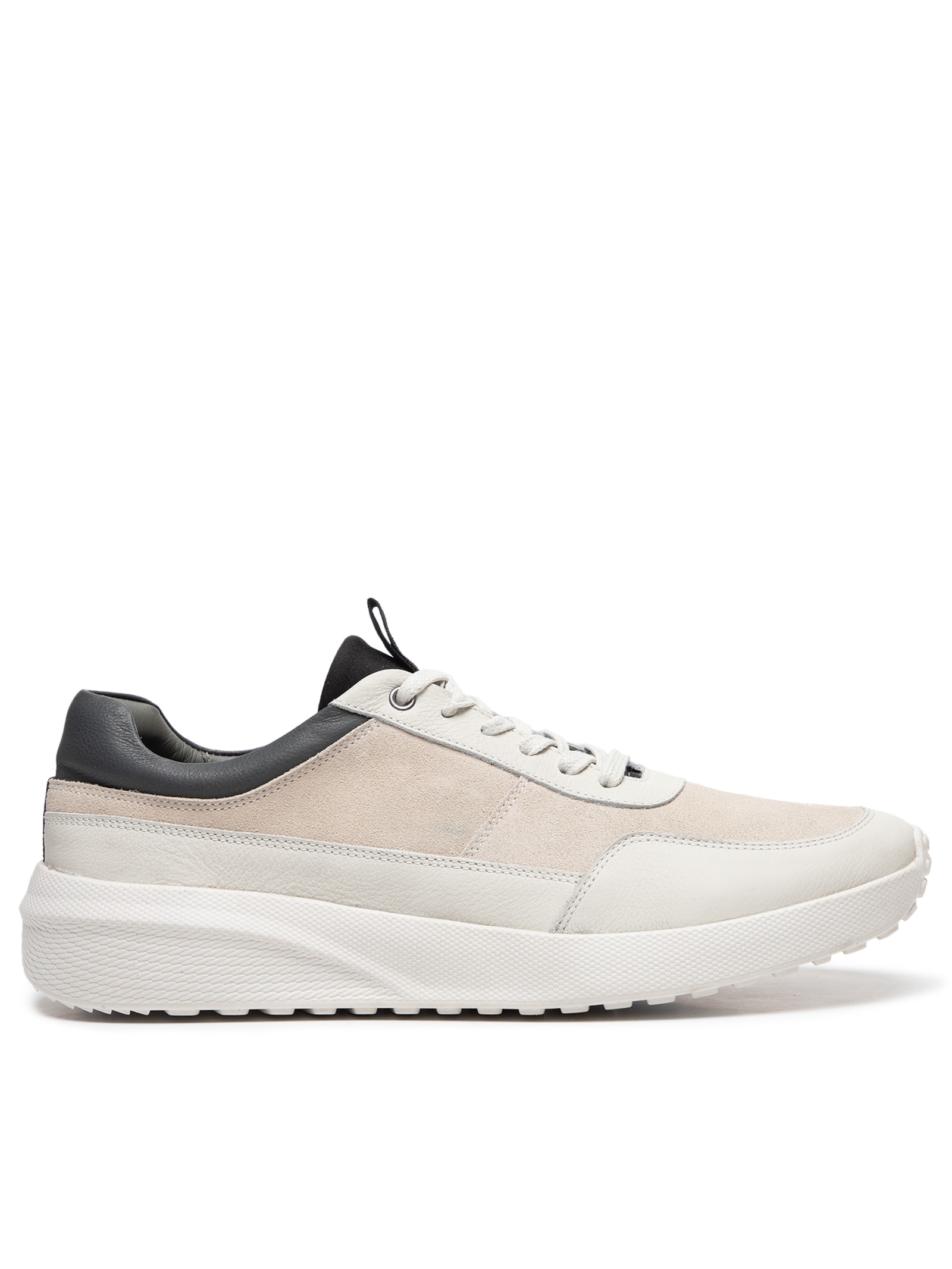 Tênis Masculino Casual Em Couro Cinza '2 Essential