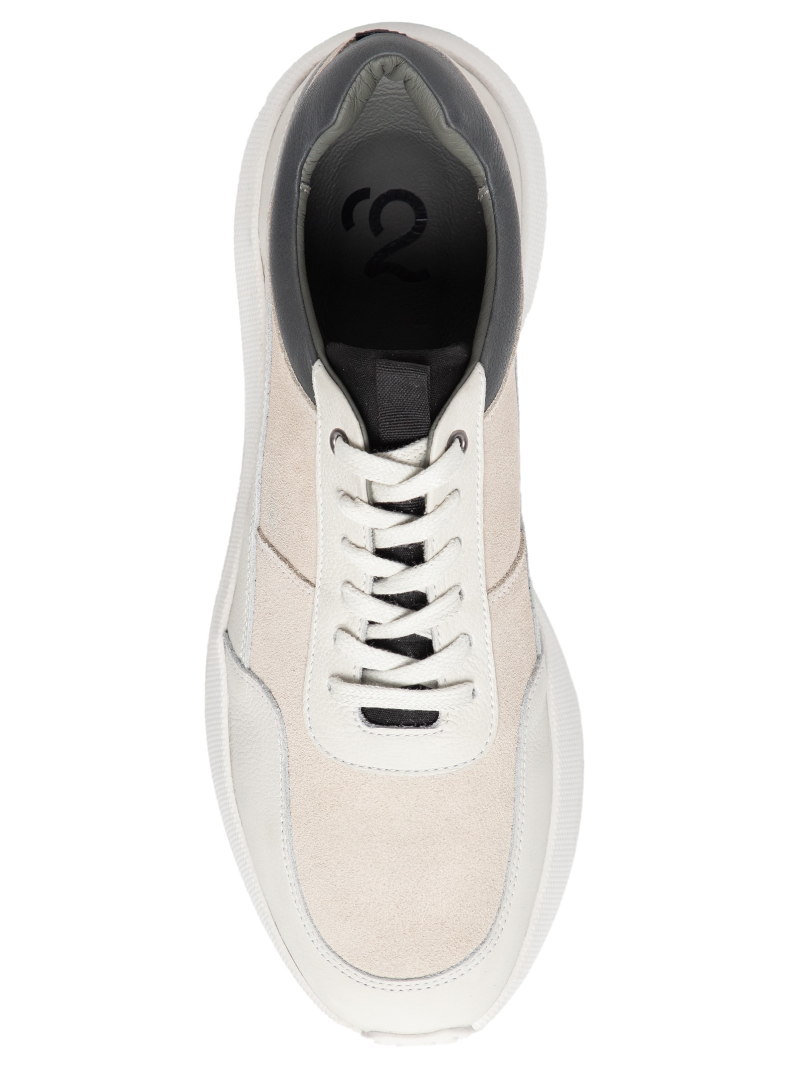 Tênis Masculino Casual Em Couro Cinza '2 Essential