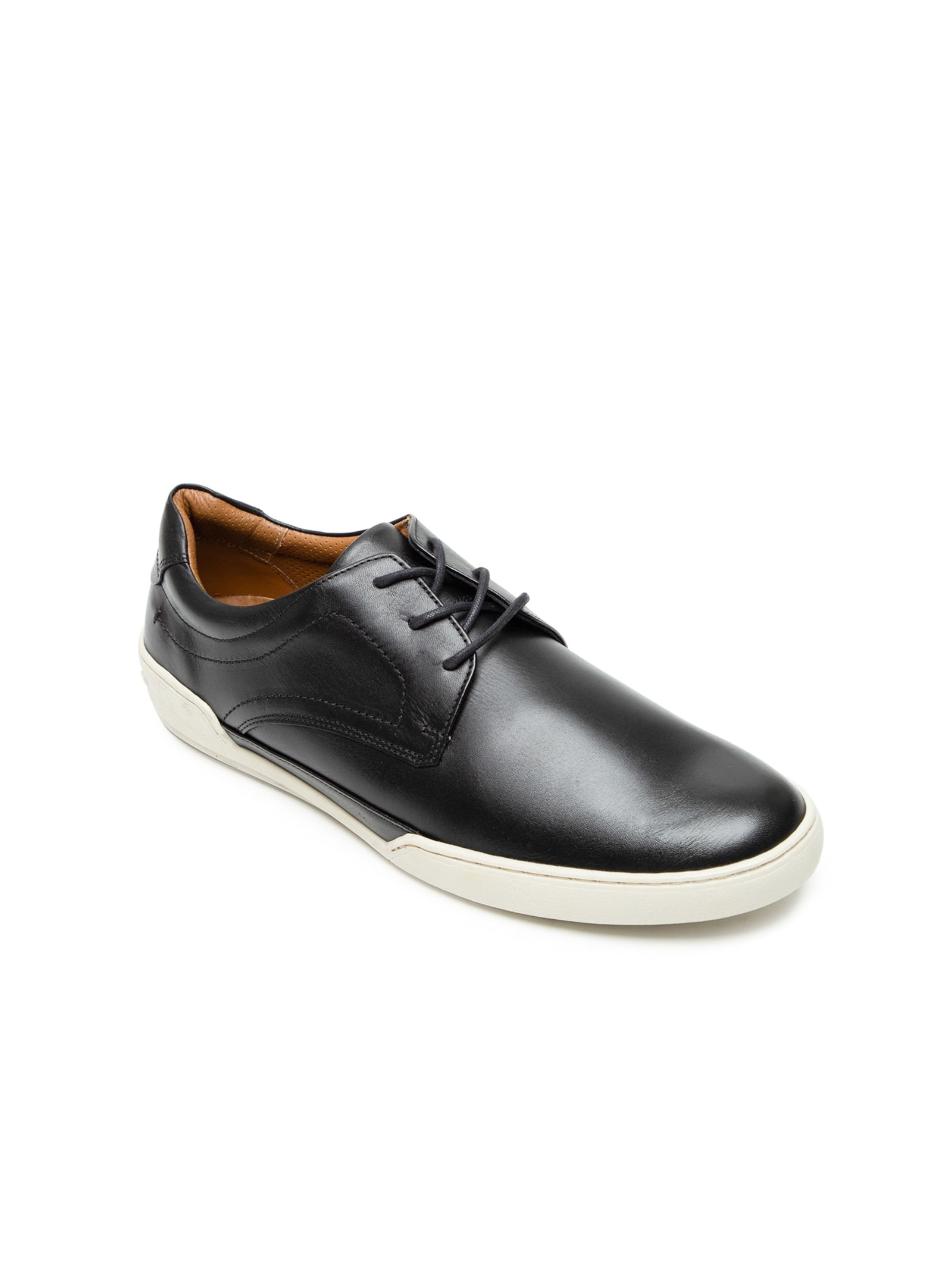 Tênis Masculino Casual Em Couro Preto '2 Essential