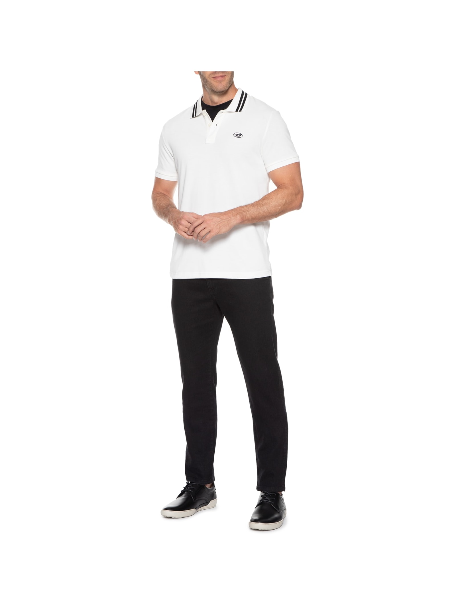 Tênis Masculino Casual Em Couro Preto '2 Essential