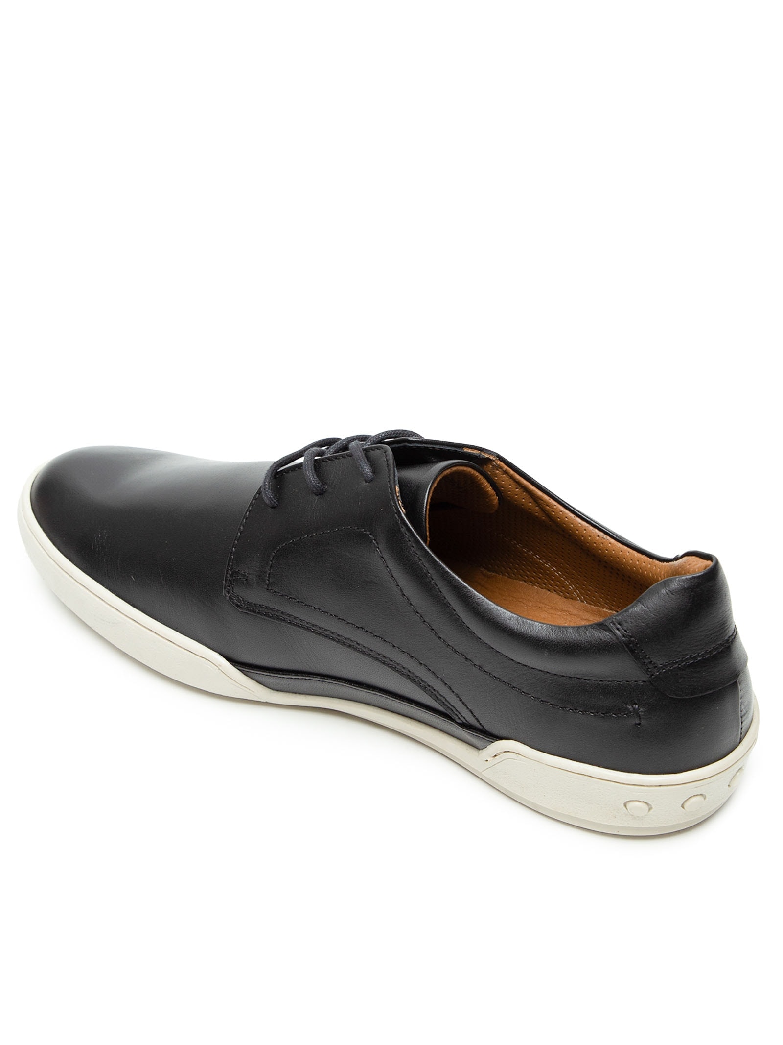 Tênis Masculino Casual Em Couro Preto '2 Essential