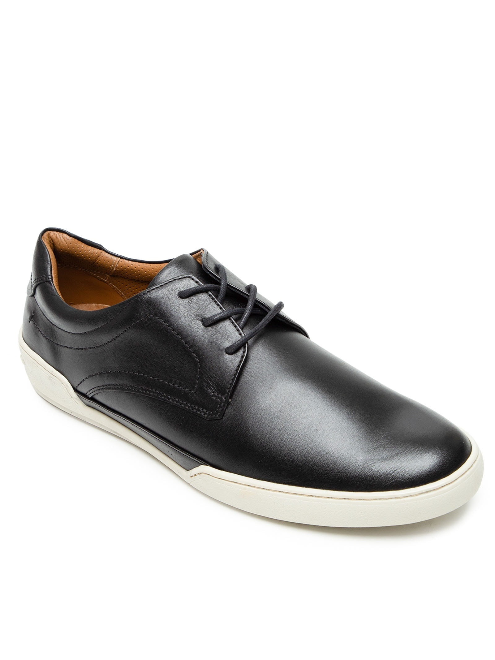 Tênis Masculino Casual Em Couro Preto '2 Essential