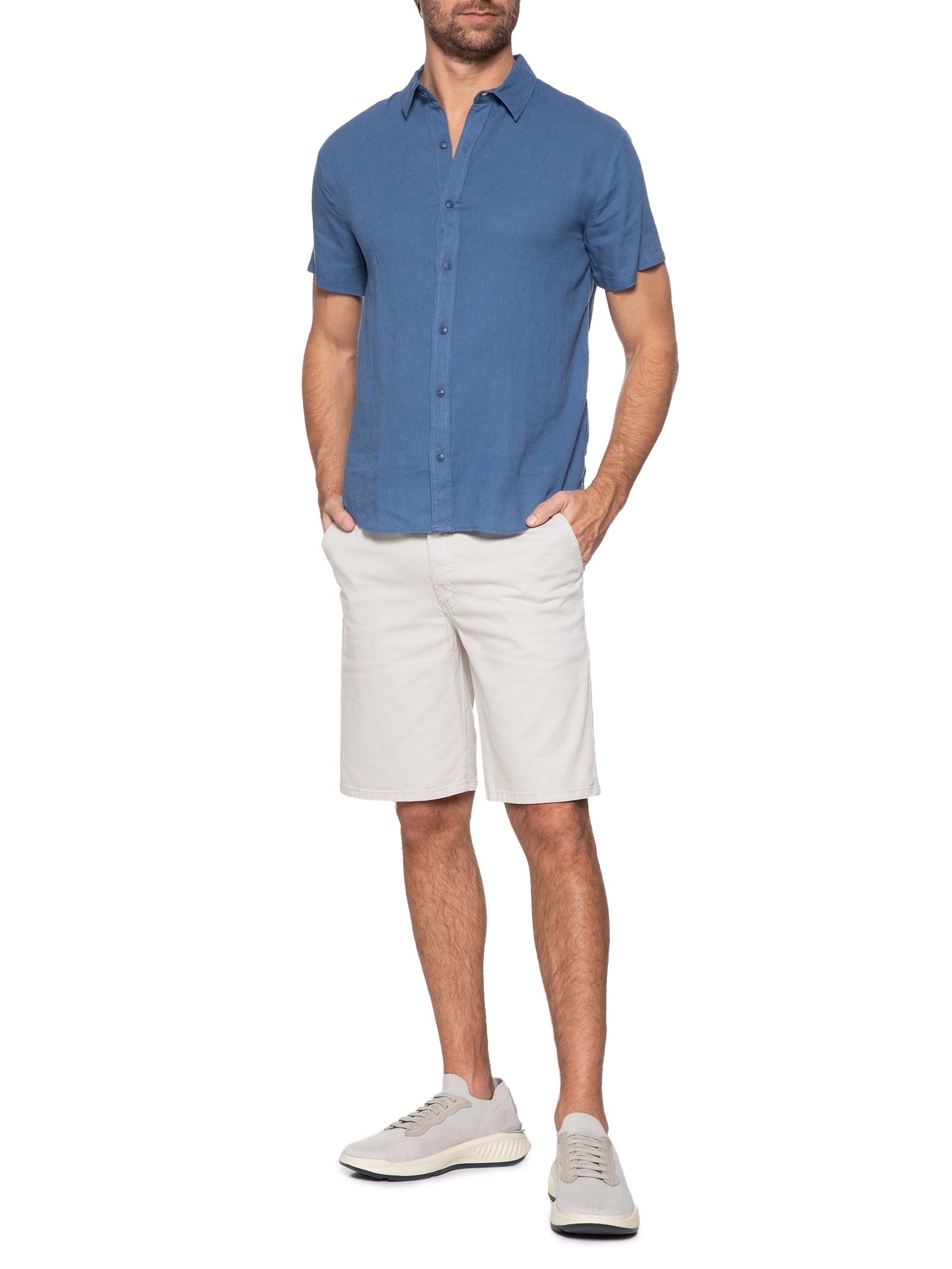 Tênis Masculino Casual Em Malha Cinza '2 Essential
