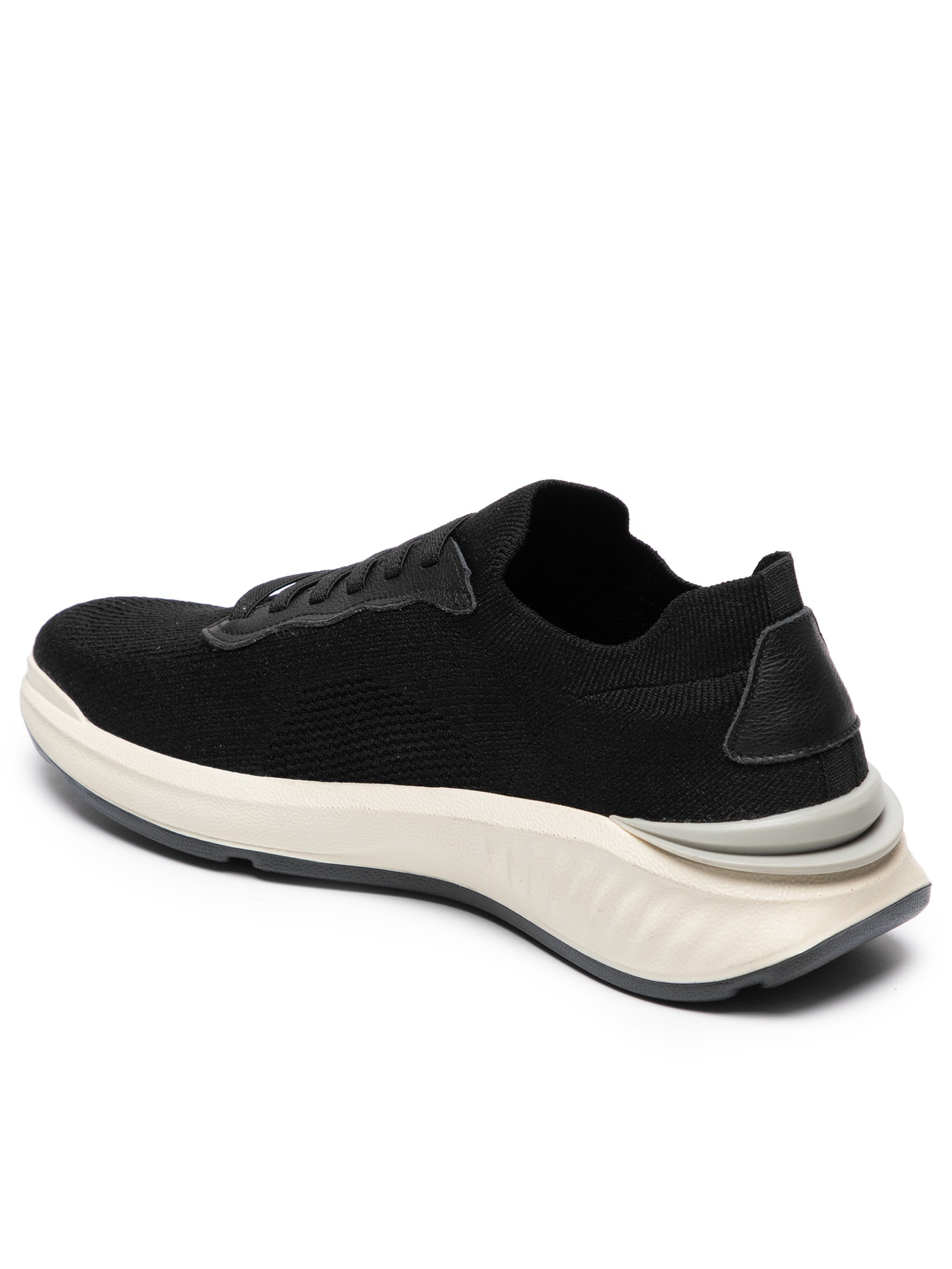 Tênis Masculino Casual Em Malha Preto '2 Essential